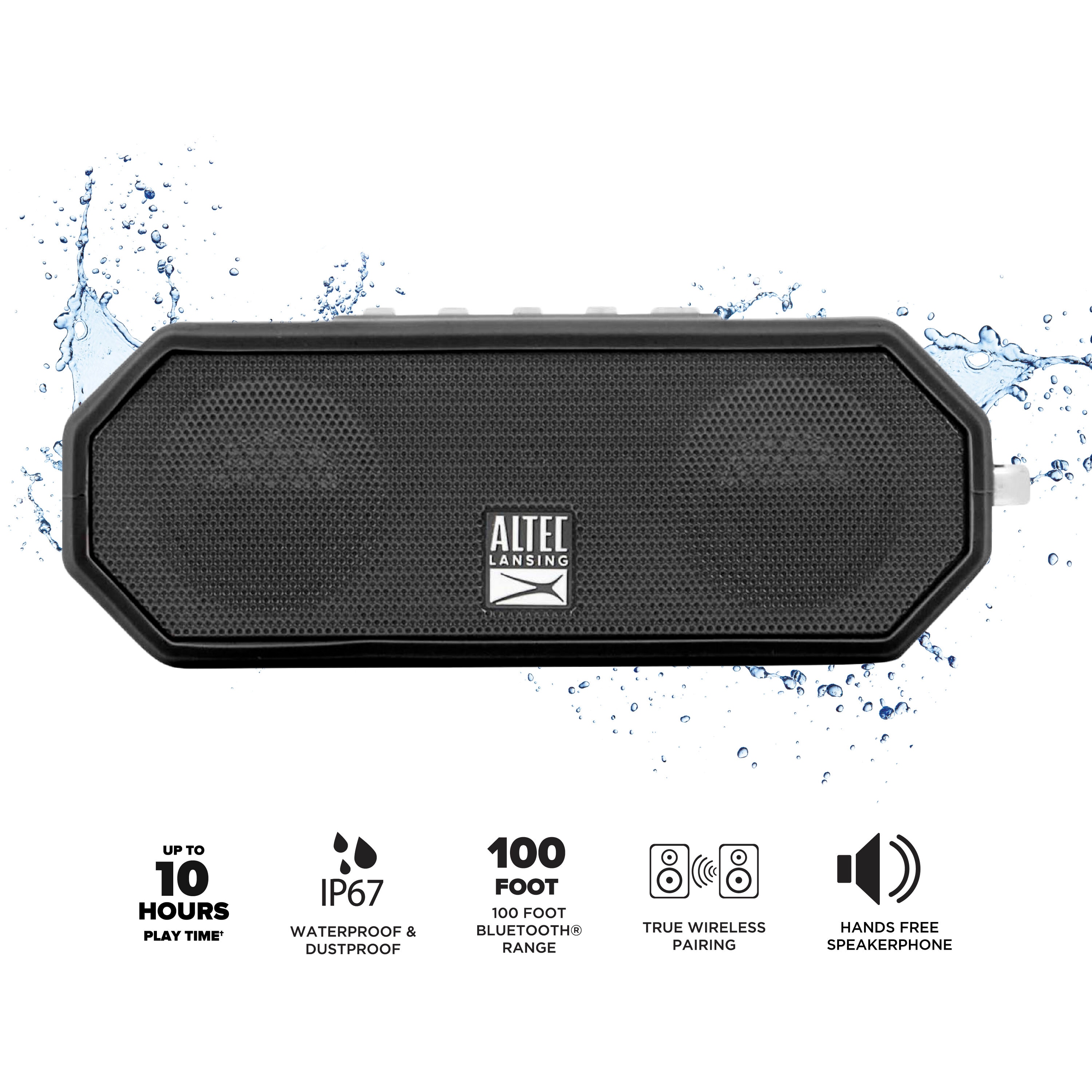Altec Lansing IMW449-BLK Portable-Speakers - View #2