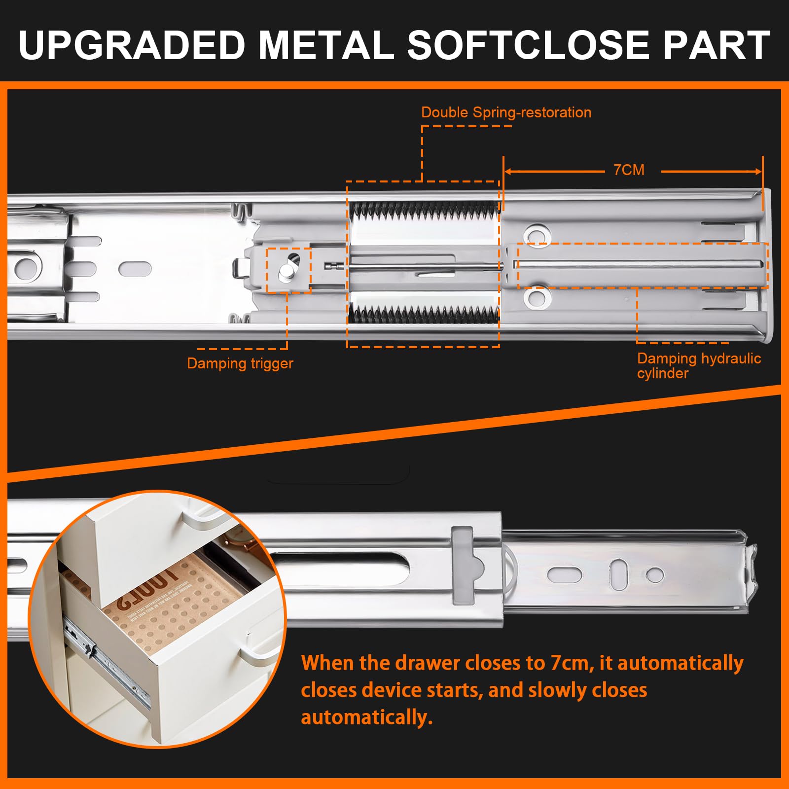 SenQWFa LDC0821C306 Drawer-Slides - View #4