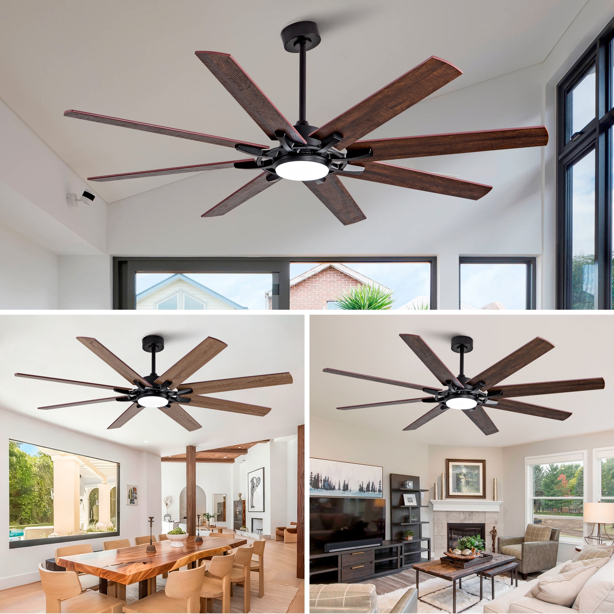 Gleam Flare GF-GG-72K006SMBR Ceiling-Fans - View #4