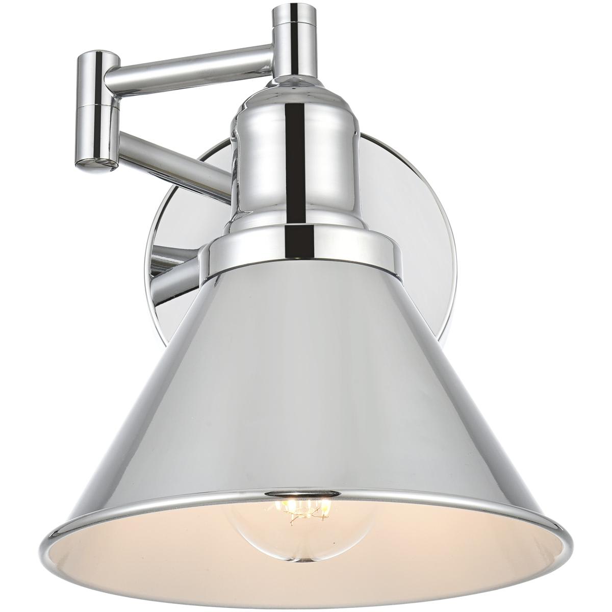 Elegant Lighting 2571587 Living District LD7326W7CH Judson Swing Arm or Wall Lamp Chrome