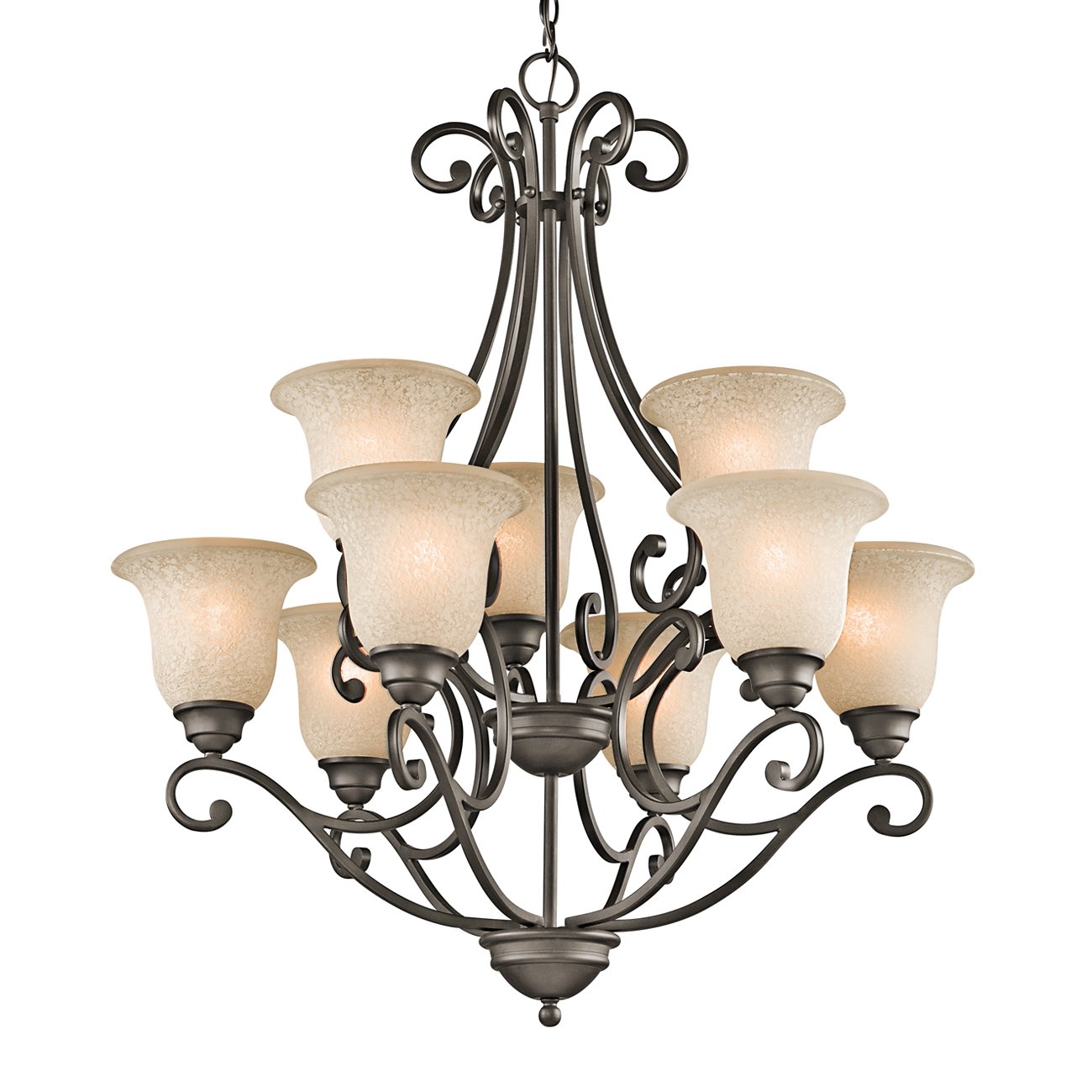 kichler camerena 5 light chandelier