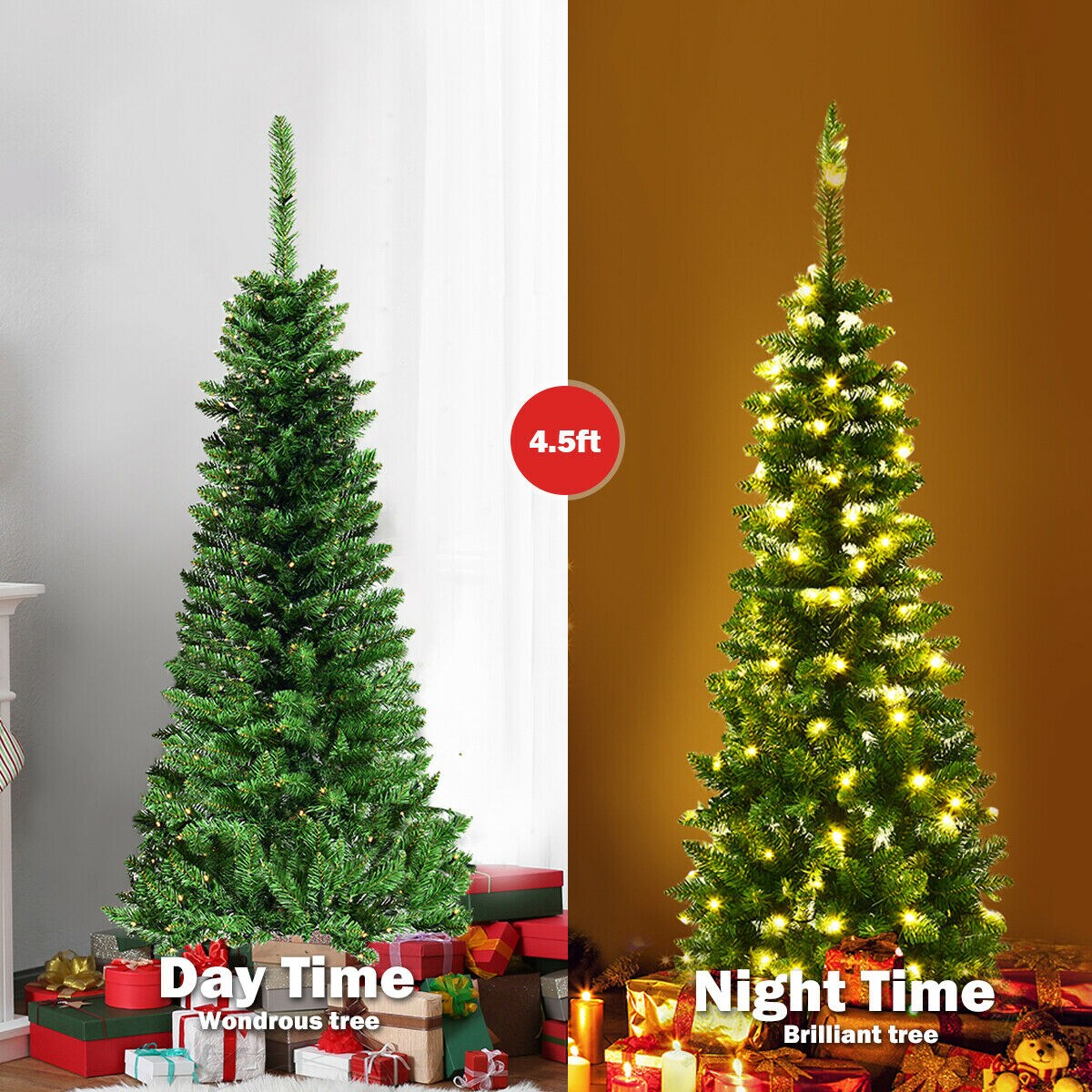 WELLFOR CM-HJY-22070 Artificial-Christmas-Trees - View #4