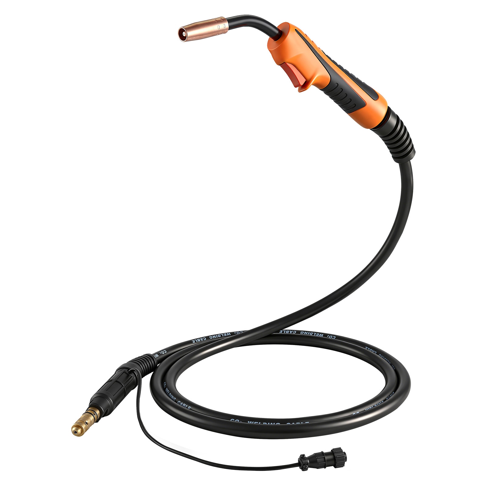 VEVOR 100A MIG Welding Gun with 10FT Cable Replacement for Lincoln Magnum 100L (K530-6) - with 5PCS Mig Welding Contact Tips