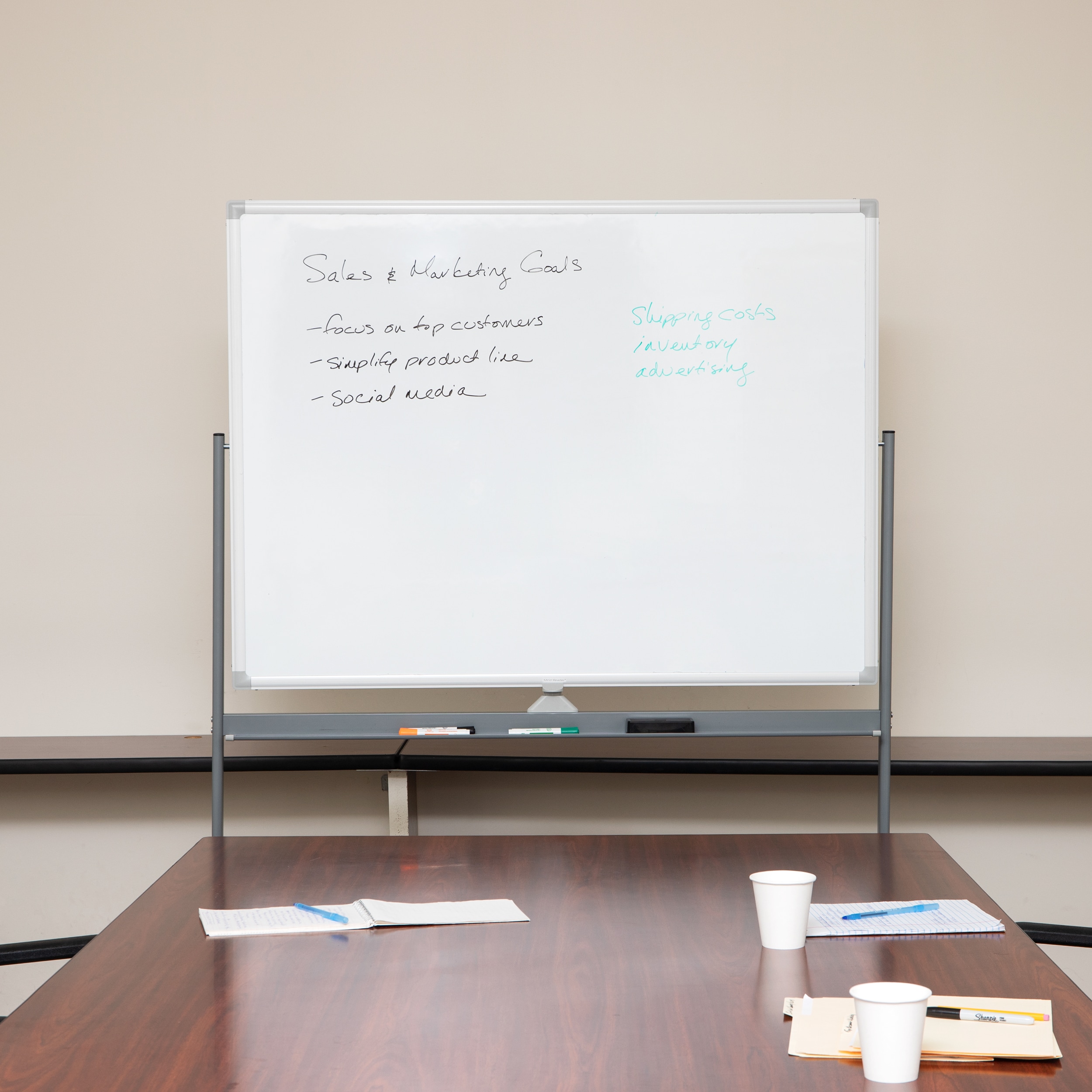 Mind Reader ROLLBOARD-WHT Dry-Erase-Bulletin-Boards - View #6