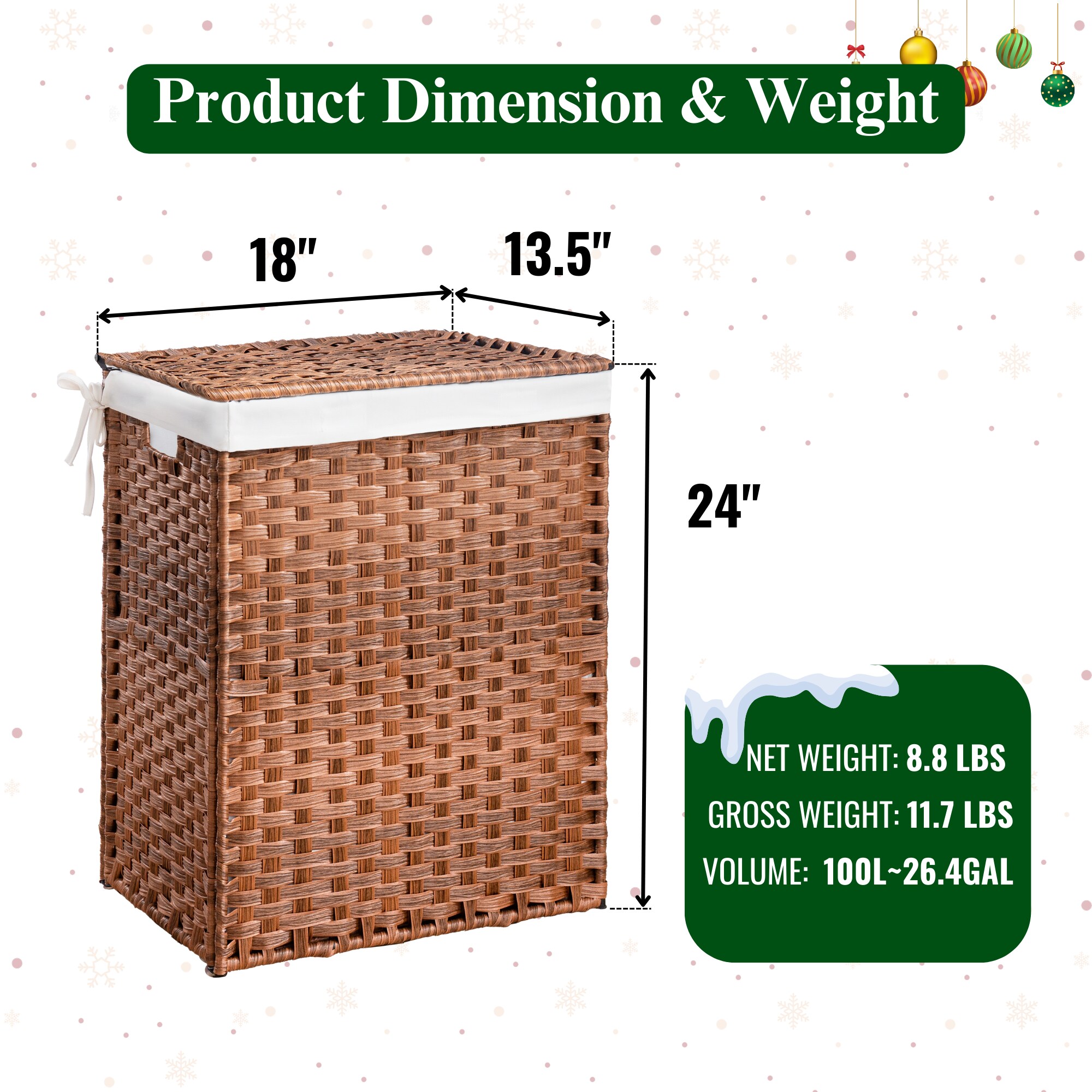 ZAKLOOP XU1422137077 Hamper-Baskets - View #3