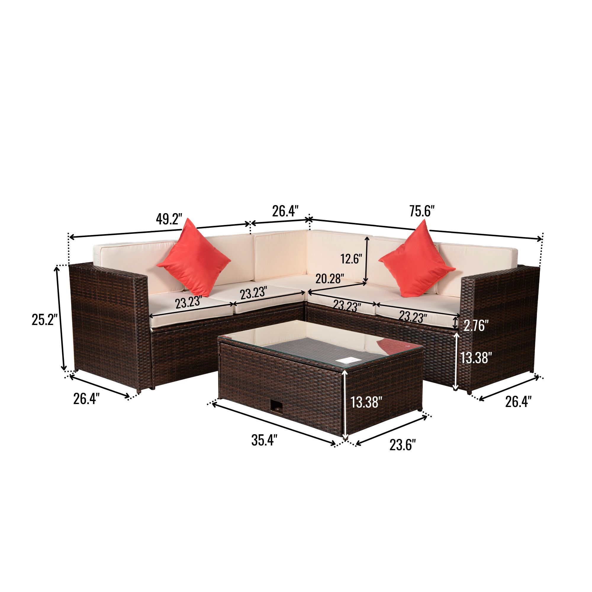 Flynama YC-V-W685-S00001 Patio-Conversation-Sets - View #11