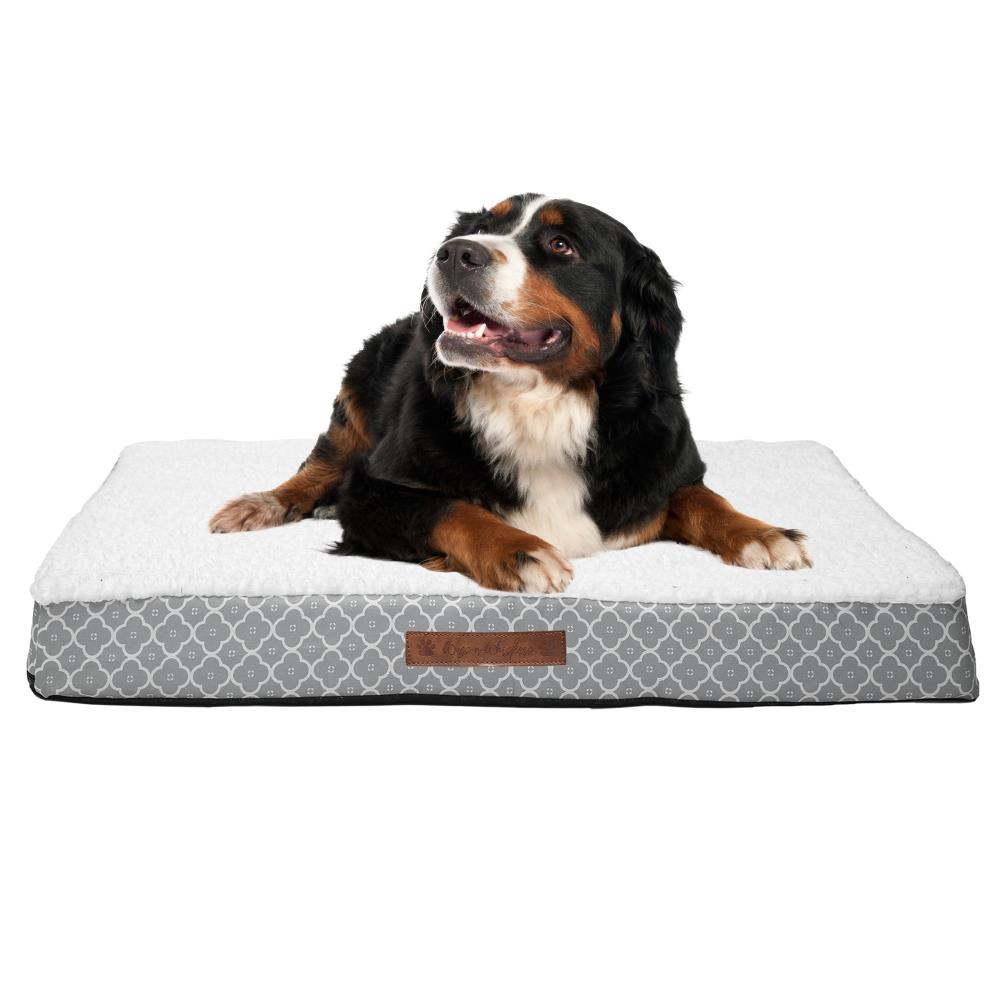 Duck River Textile ANHGY=12 /15863 Rectangular Grey Polyester Orthopedic Dog Bed ( Extra Large)