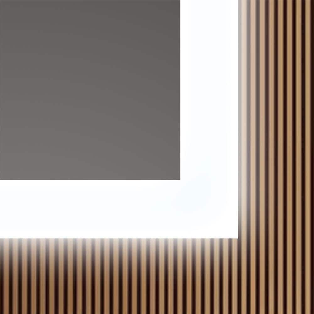 Callista 48" Brushed Aluminum Frameless LED Vanity Mirror