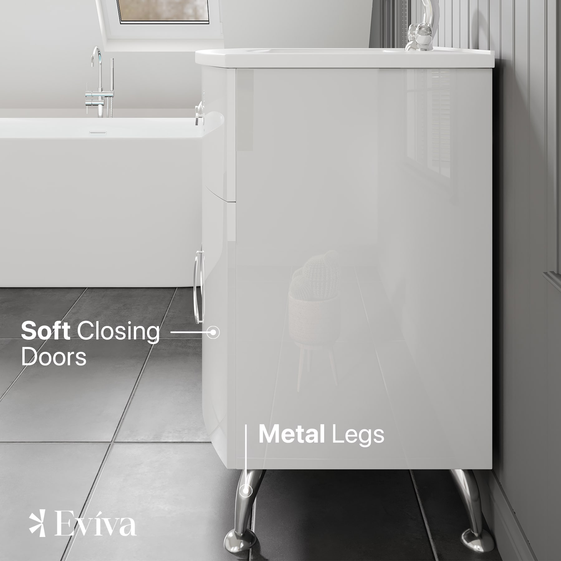 Eviva EVVN571-24WH Bath-Vanity-Combo - View #7