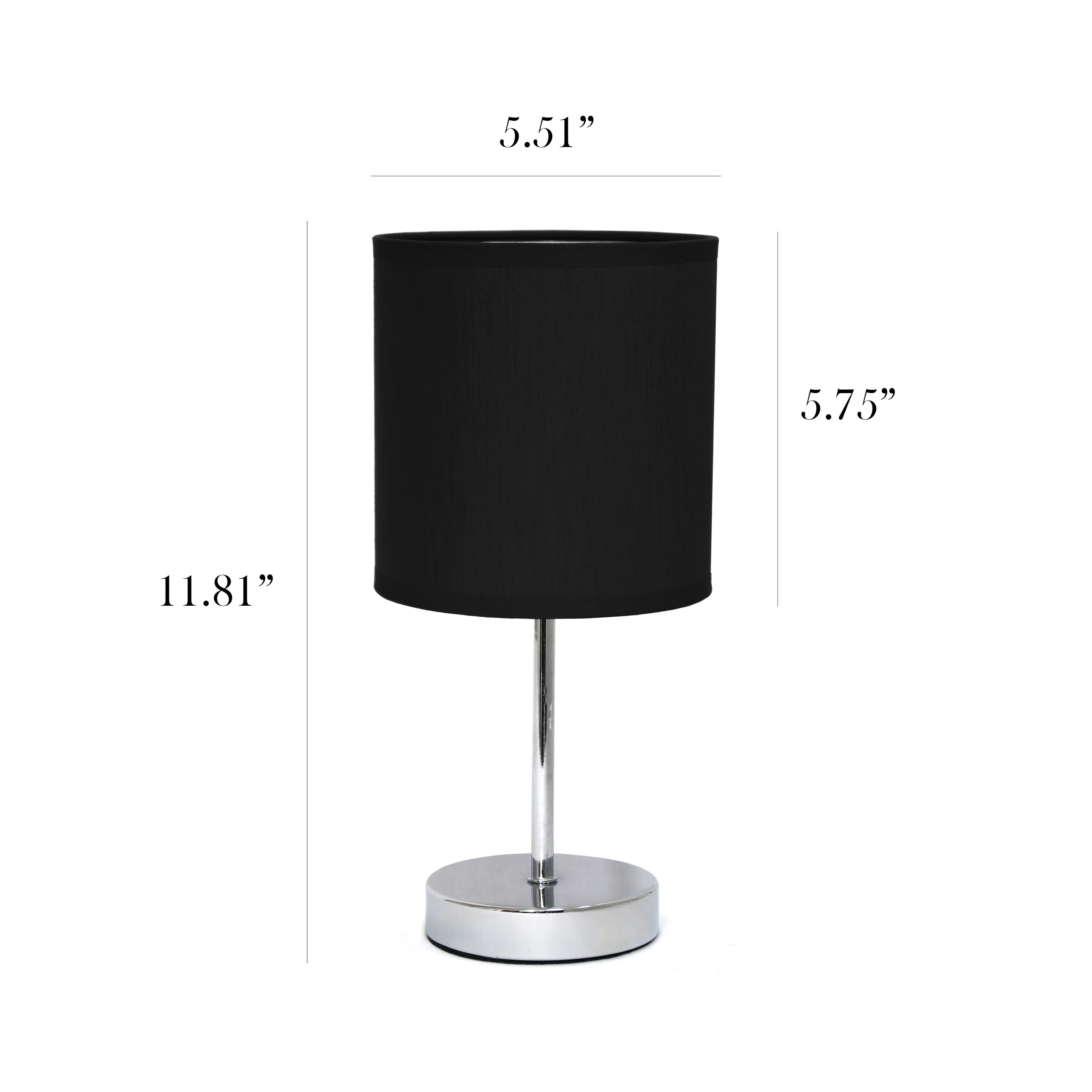 Simple Designs LT2007-BLK-2PK Lamp-Sets - View #4