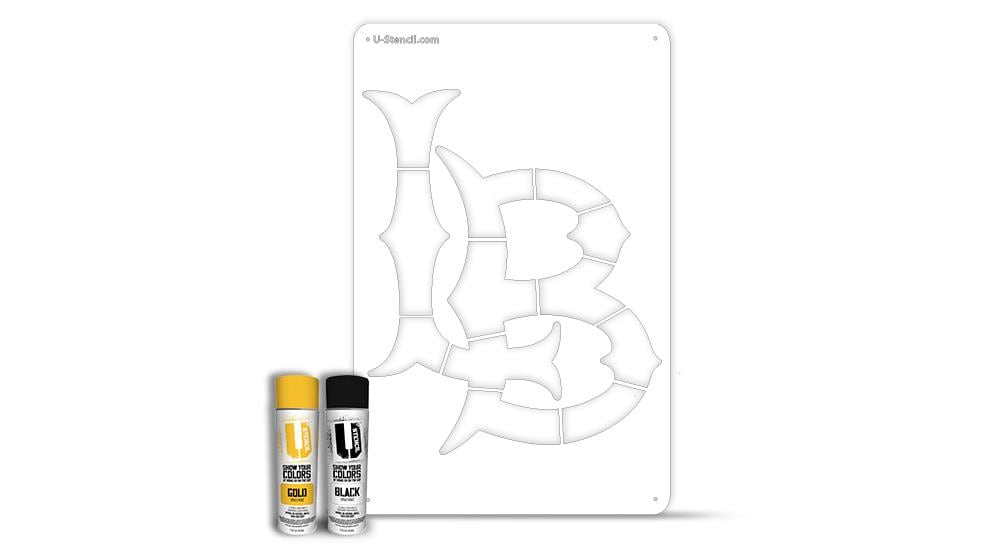 U-Stencil CLBOOS-301 Csu Long Beach Lb Tailgater Kit