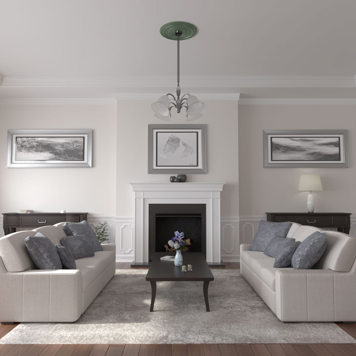 Ekena Millwork CM25COAGF Ceiling-Medallions - View #5