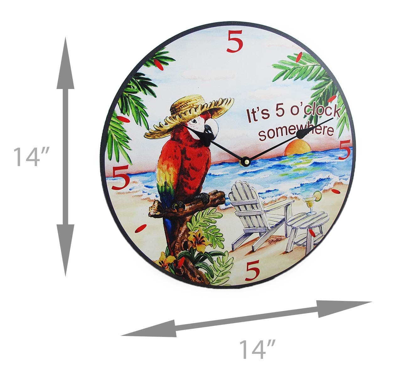 Zeckos MRC85 Indoor-Outdoor-Clocks - View #3