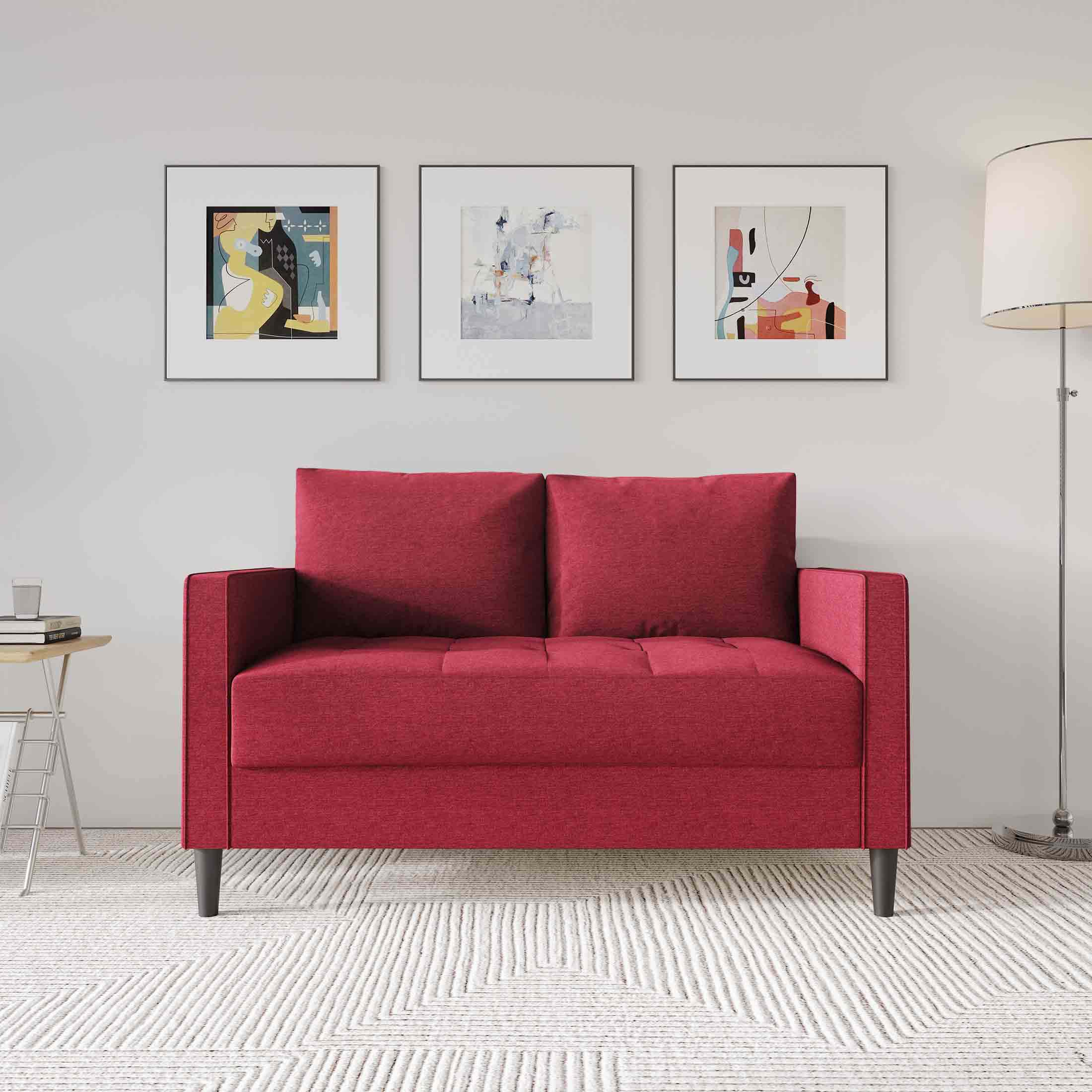 ChaletPosh C373LS-RD-LN Sofas-Loveseats - View #3