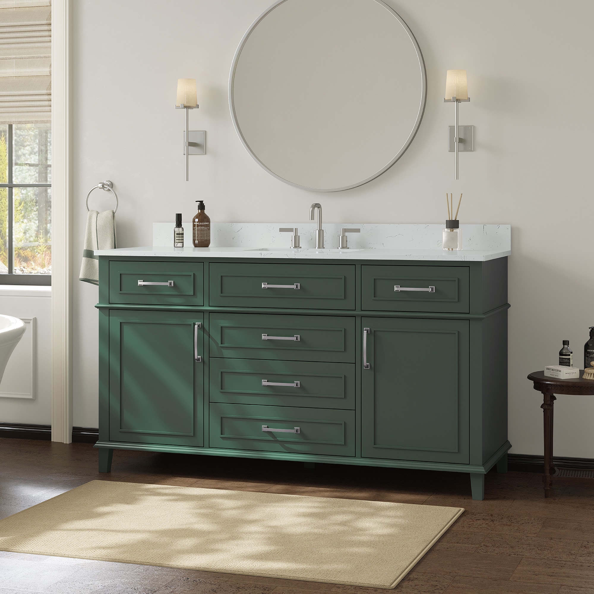 DELUXE LIVING V24026-60SG Bath-Vanity-Combo - View #7