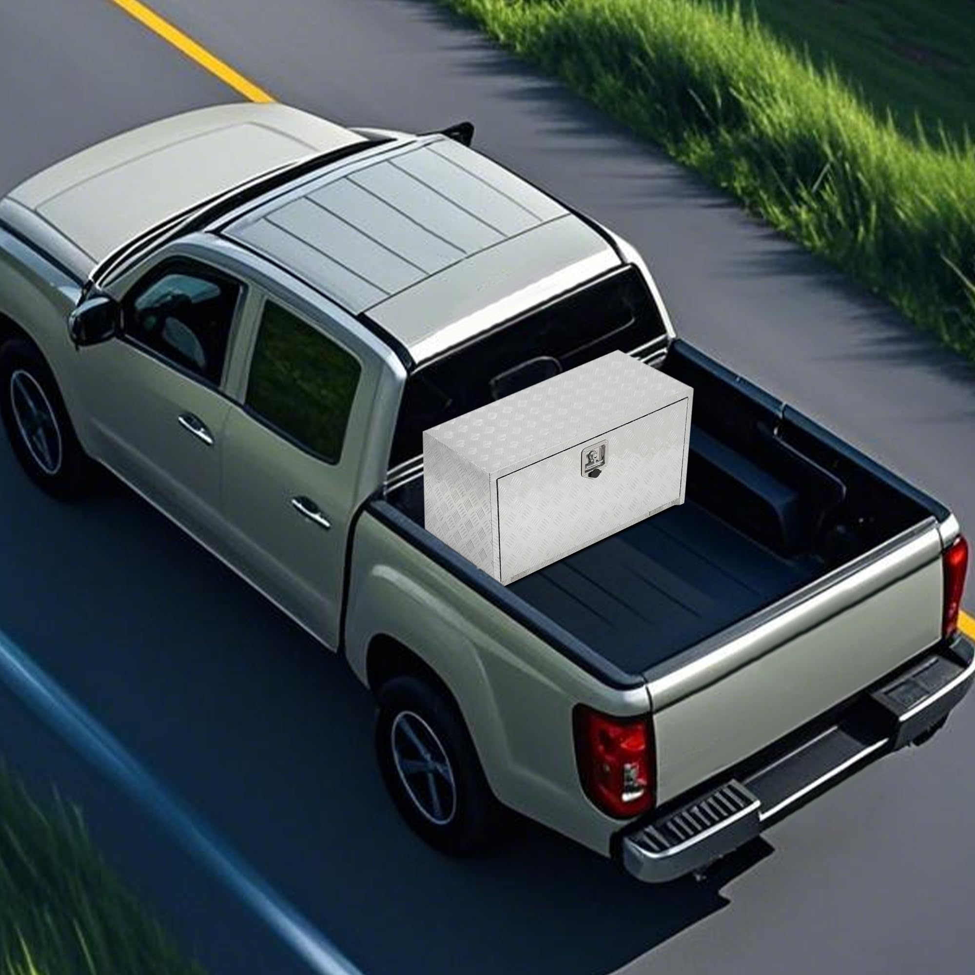 GarveeLife Heavy-Duty Aluminum Underbody Tool Box for TruckWaterproof ...