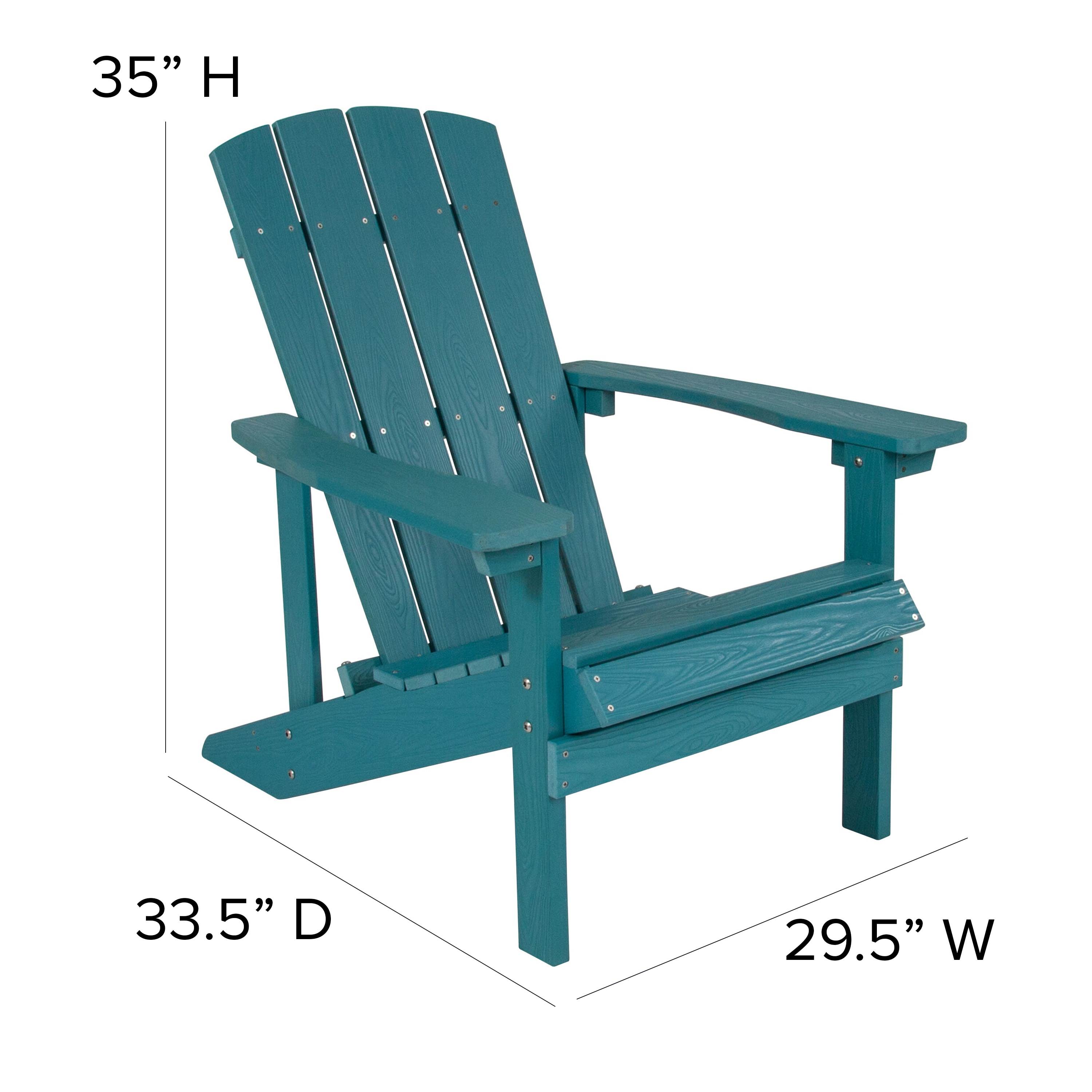 seafoam adirondack chairs