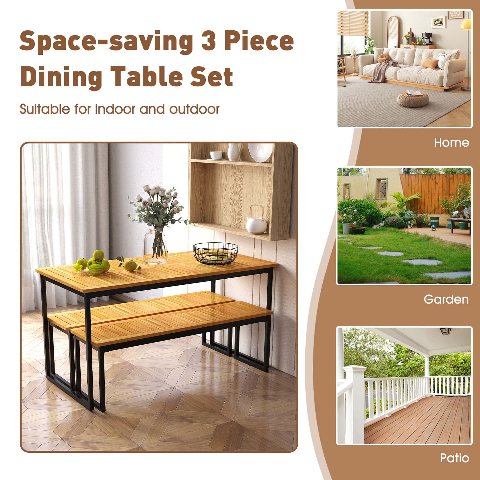Costway HCST04171 Patio-Tables - View #4