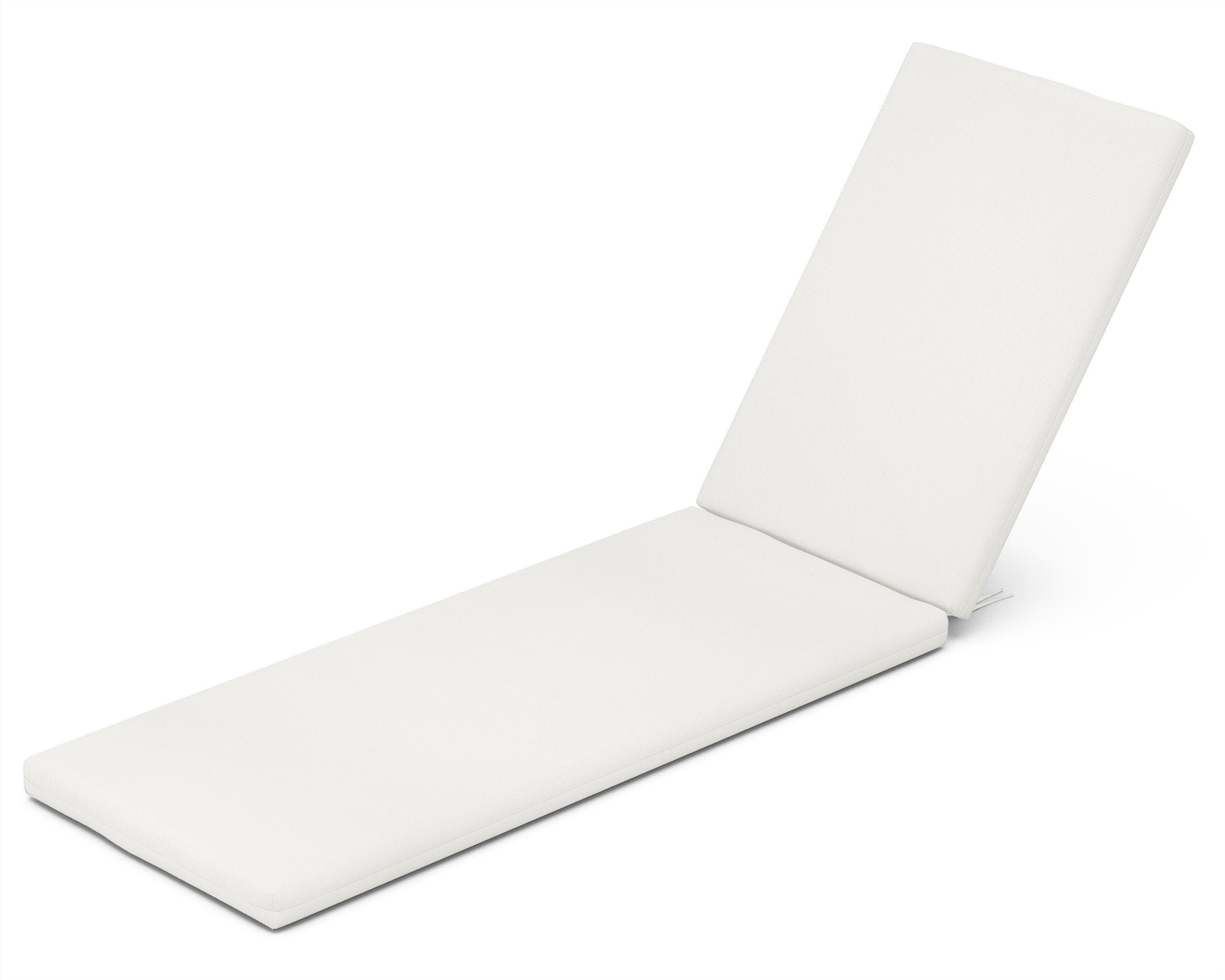 POLYWOOD XPWF0221-152939 Oakport 48-in x 21.25-in Natural Linen Patio chaise lounge chair cushion