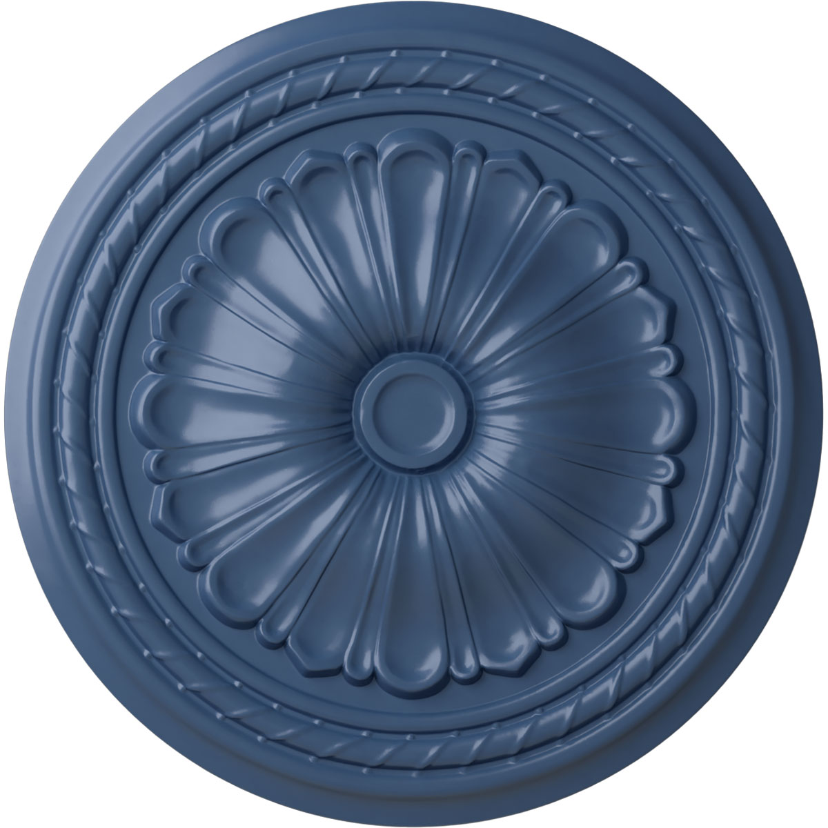 Ekena Millwork CM20ALAMF Alexa 20.5-in W x 20.5-in L Painted Americana Polyurethane Whole Ceiling Medallion
