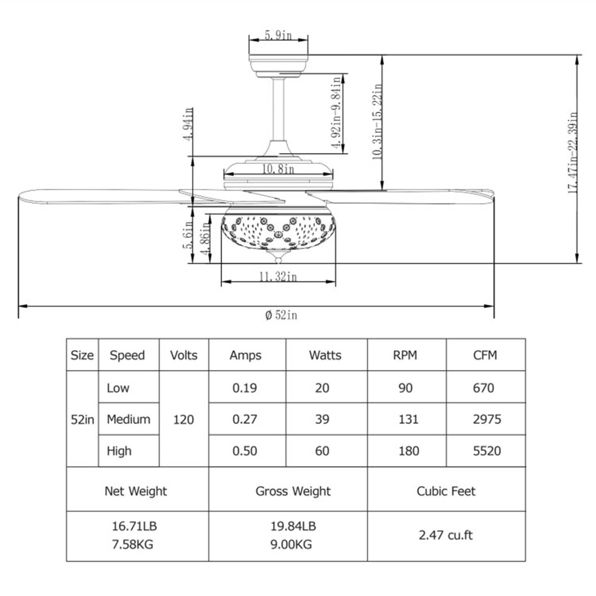 BABOOM BOM-9964ORSY Ceiling-Fans - View #5