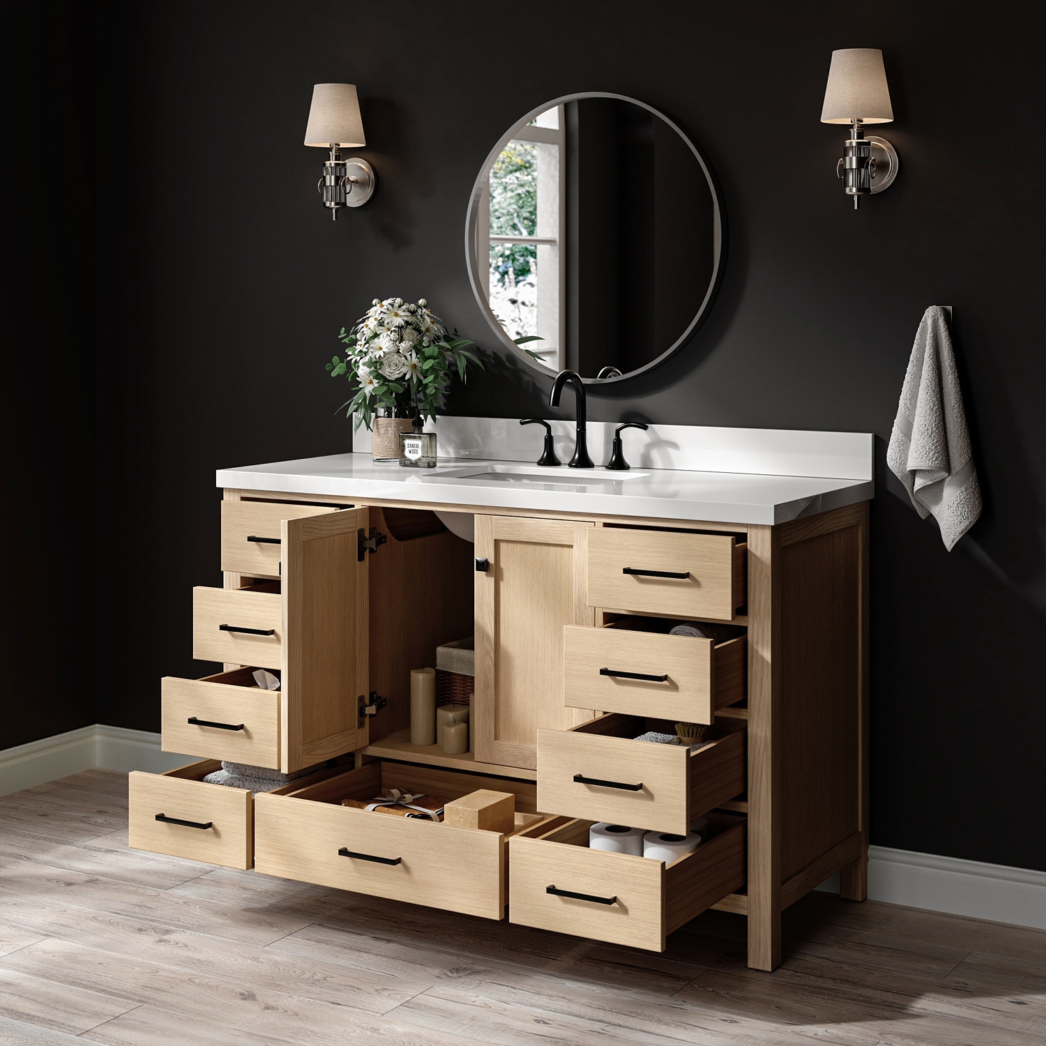 ARIEL A055SWQRVOWOA Bath-Vanity-Combo - View #3