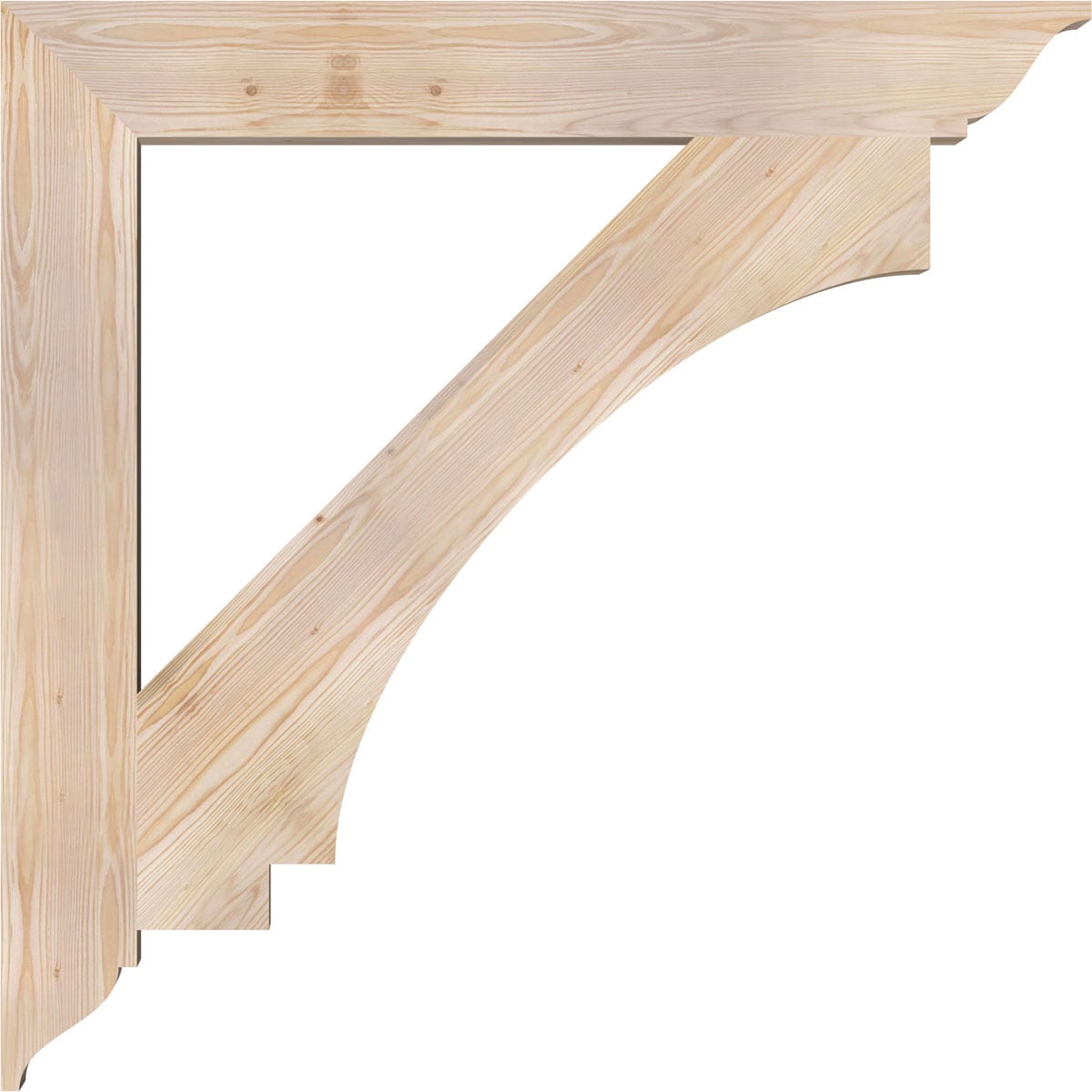 Ekena Millwork BKT06X44X44IMP01SDF Exterior-Brackets-Braces - View #3