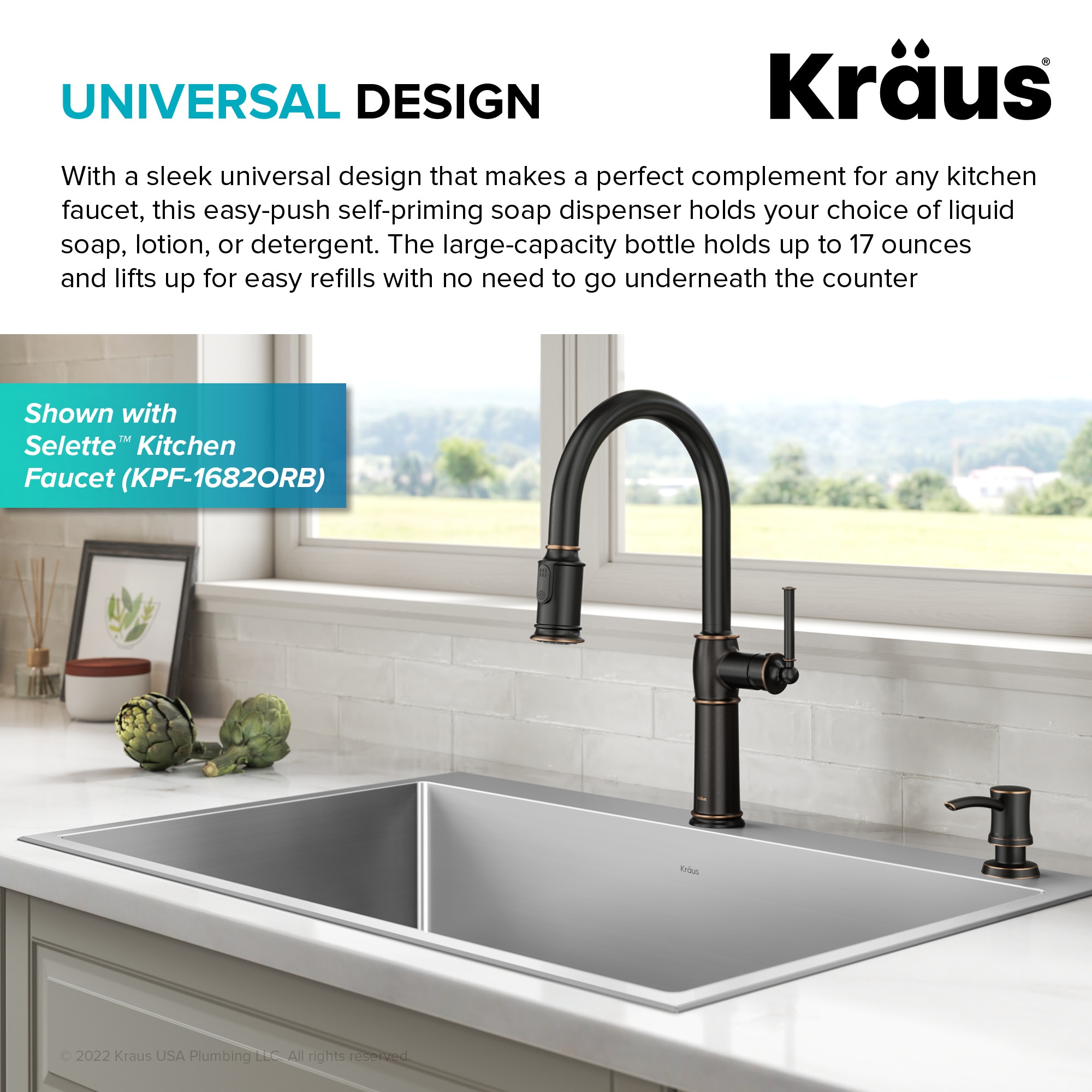 Kraus KSD-54ORB Soap-Lotion-Dispensers - View #5