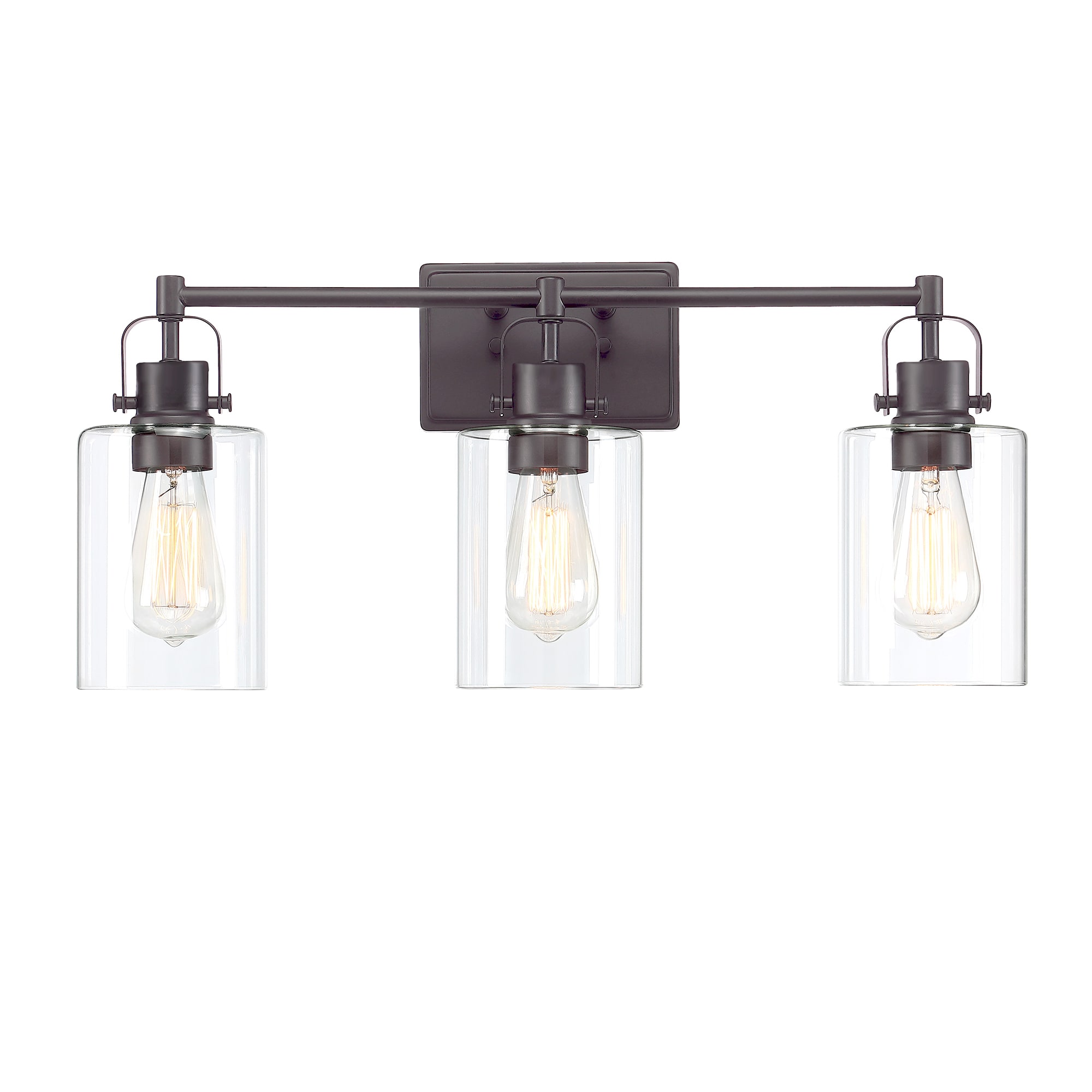 WELLFOR TTC41823ORB TC Vanity Light 23.64-in 3 -Light Bronze Modern/contemporary Vanity light