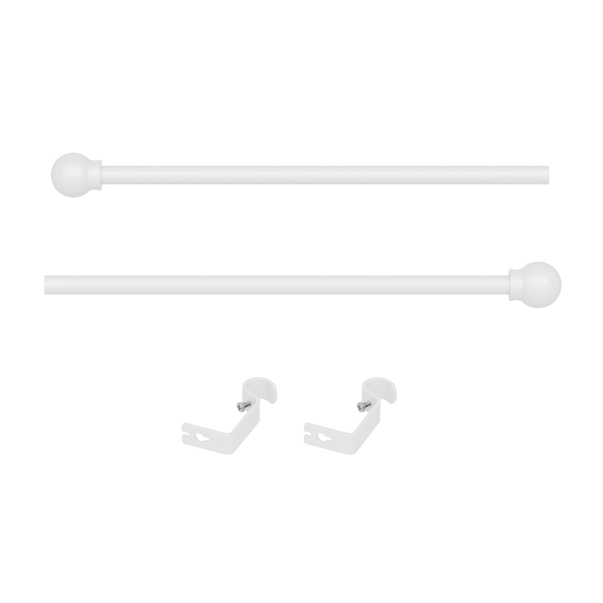 Style Selections FSI 1436E WHTE Curtain-Rods - View #10