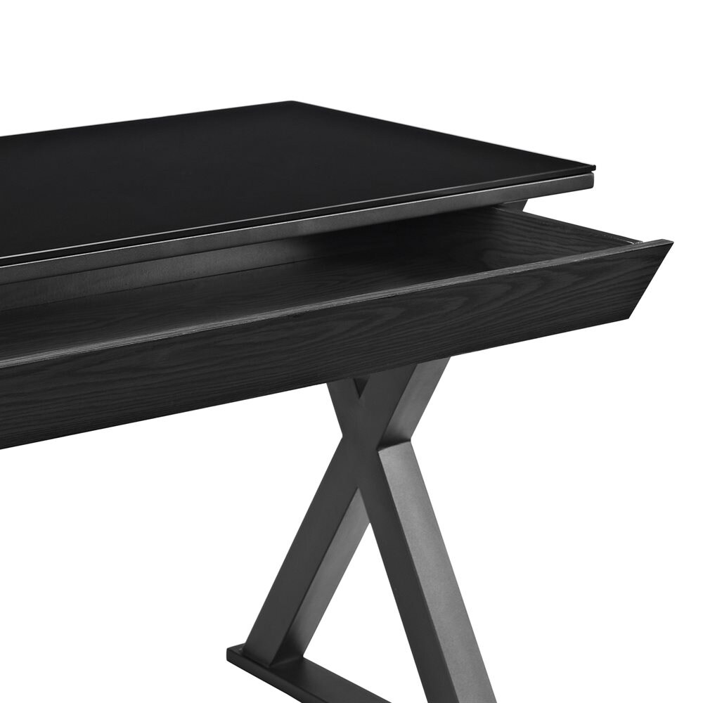 Prepac 48-in Black Modern/Contemporary Computer Desk