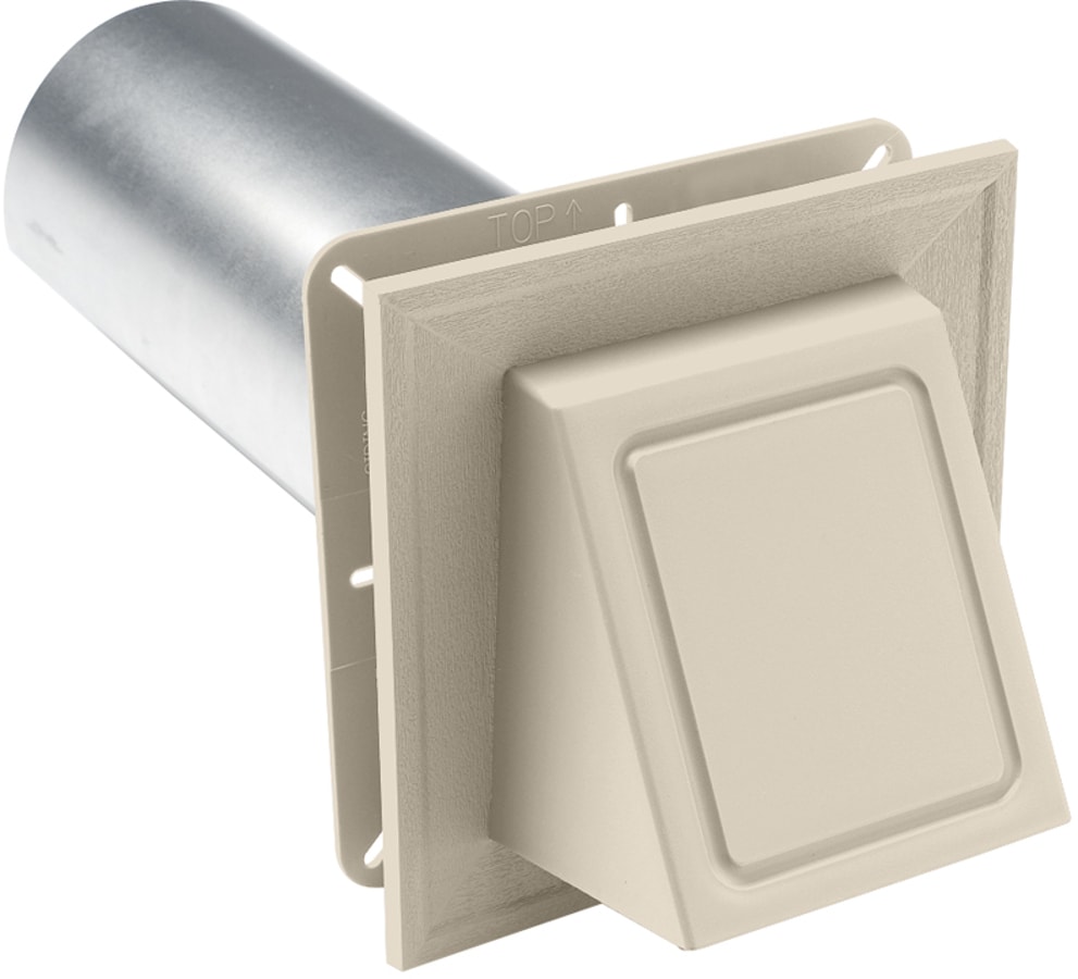 Ply Gem DRYERH00DL A7 7.5-in x 8.5-in Tan/Woodgrain Vinyl Universal Mounting Block