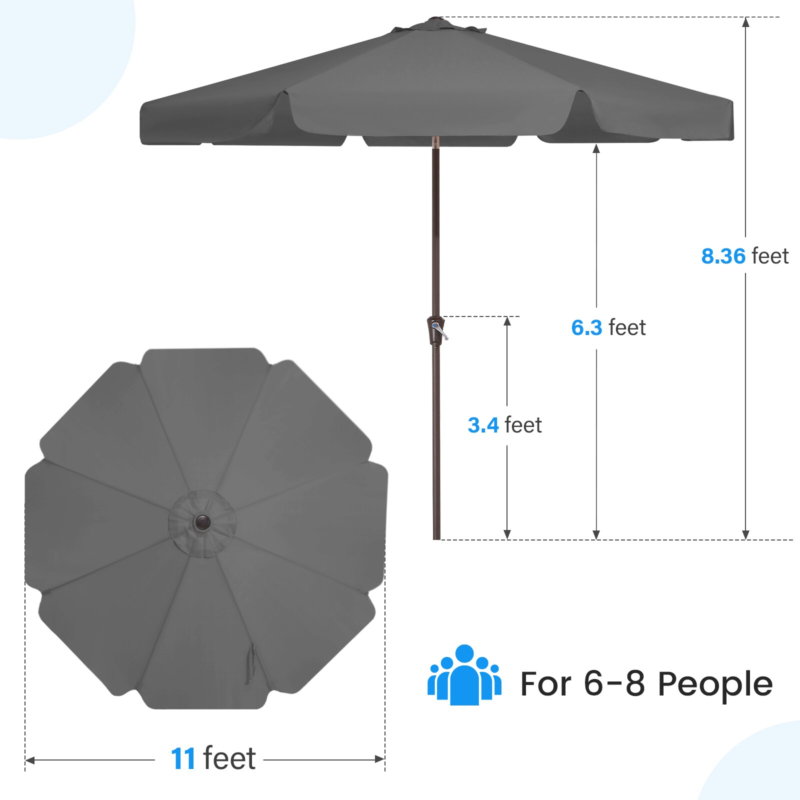 JEAREY CBZZS-11-BK Umbrellas-2 - View #7