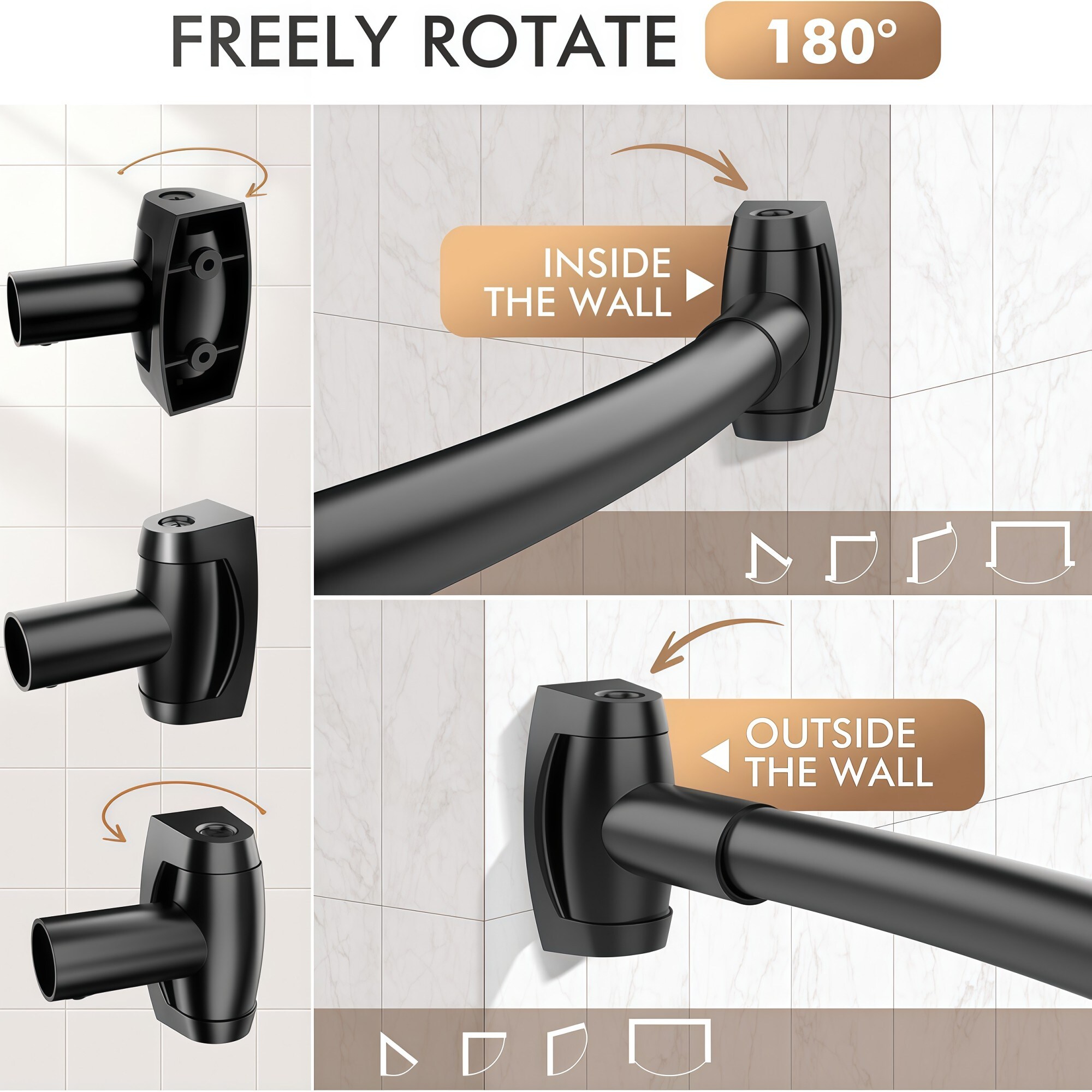Numhew NHSEAN5184 Shower-Rods - View #5
