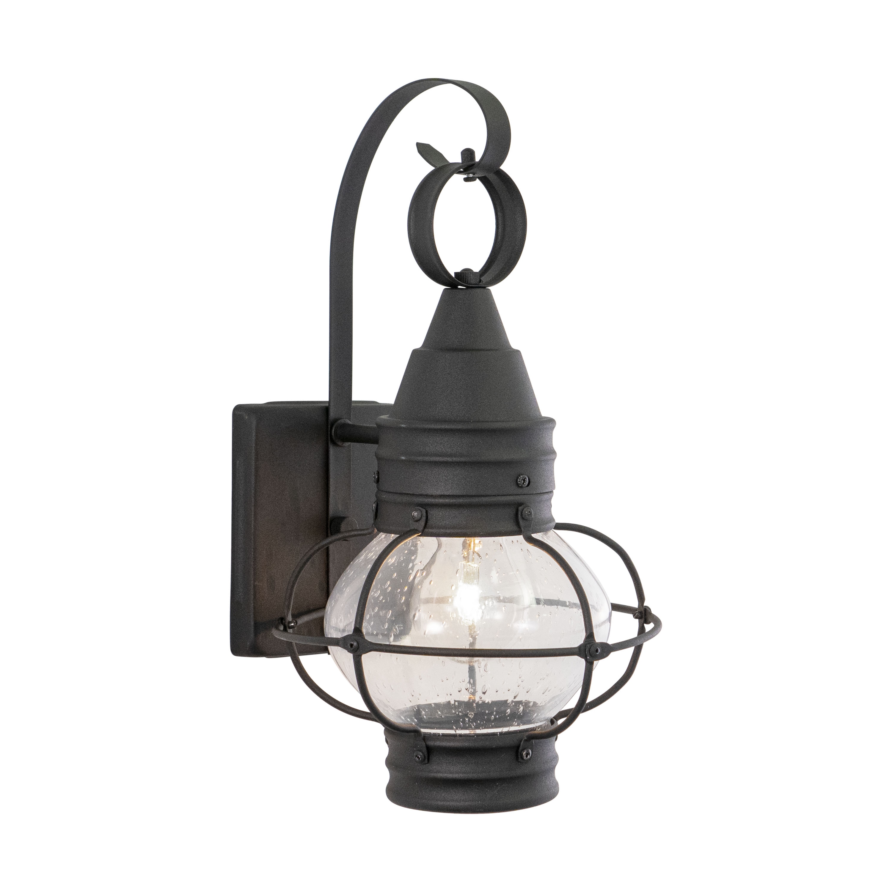 Cascadia OW21881TB Chatham Nautical 1 -Light 13.5-in H Black Hardwired Outdoor Wall Light