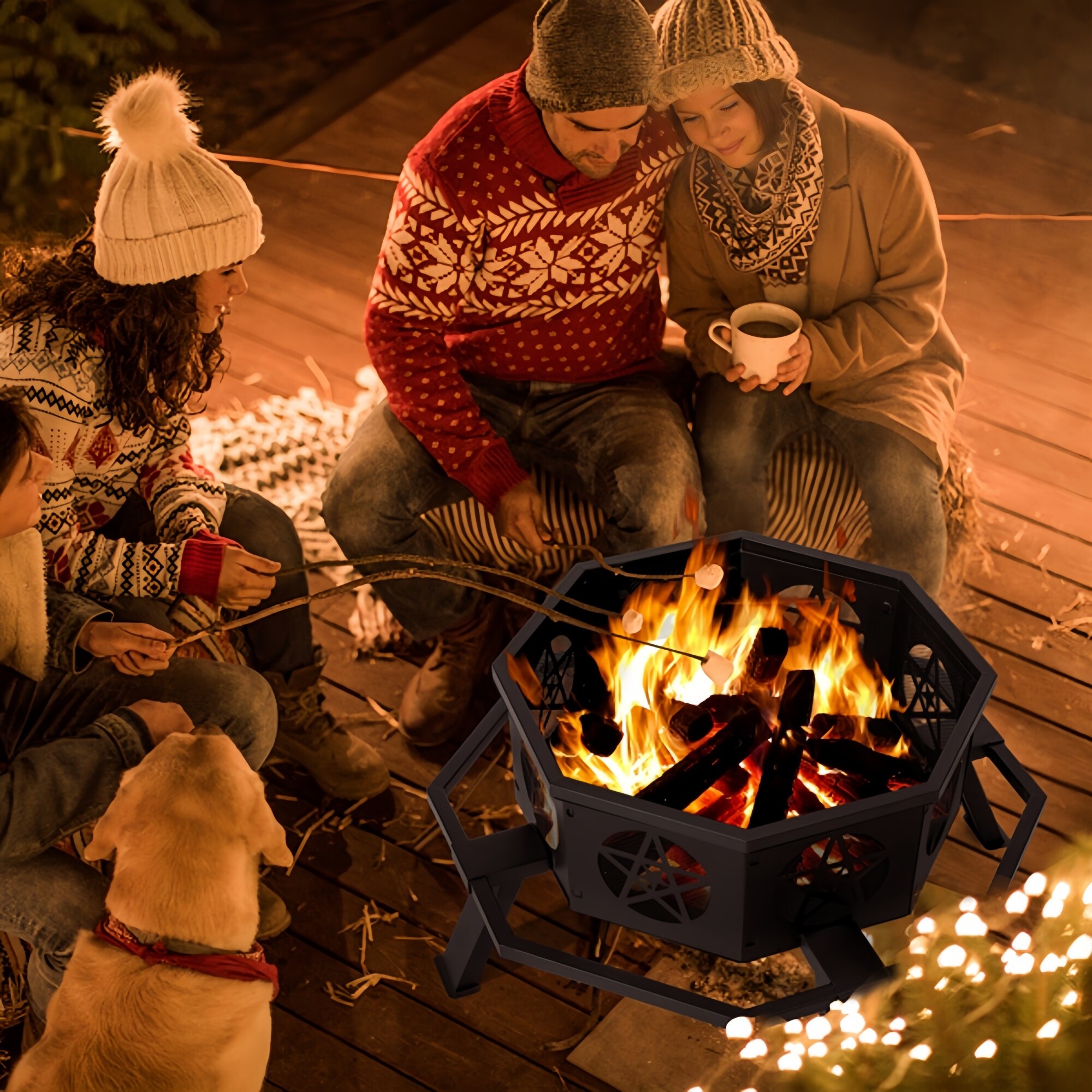 Numhew NHBEN39622 Outdoor-Woodburning-Firepits - View #7