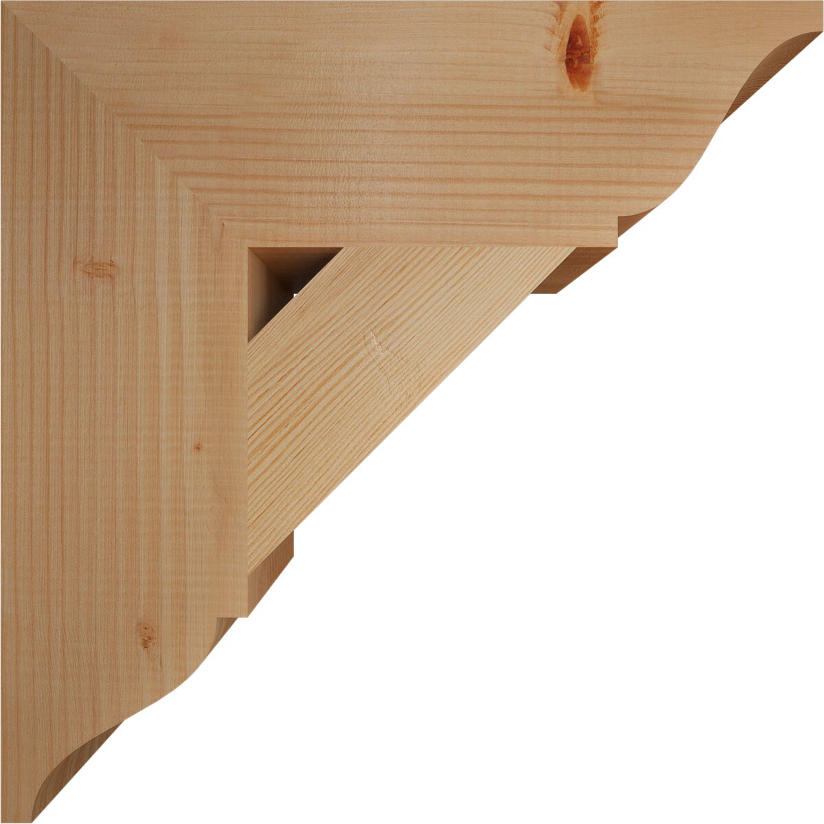 Ekena Millwork BKT06X20X20TRA01SDF Exterior-Brackets-Braces - View #3
