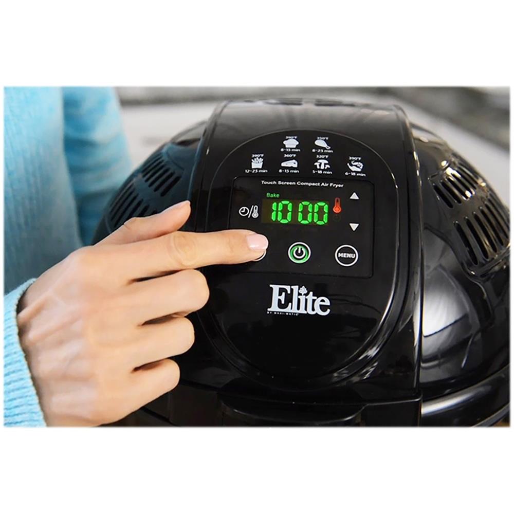 Elite 3.5 Quart Black Air Fryer in the Air Fryers department at Lowes