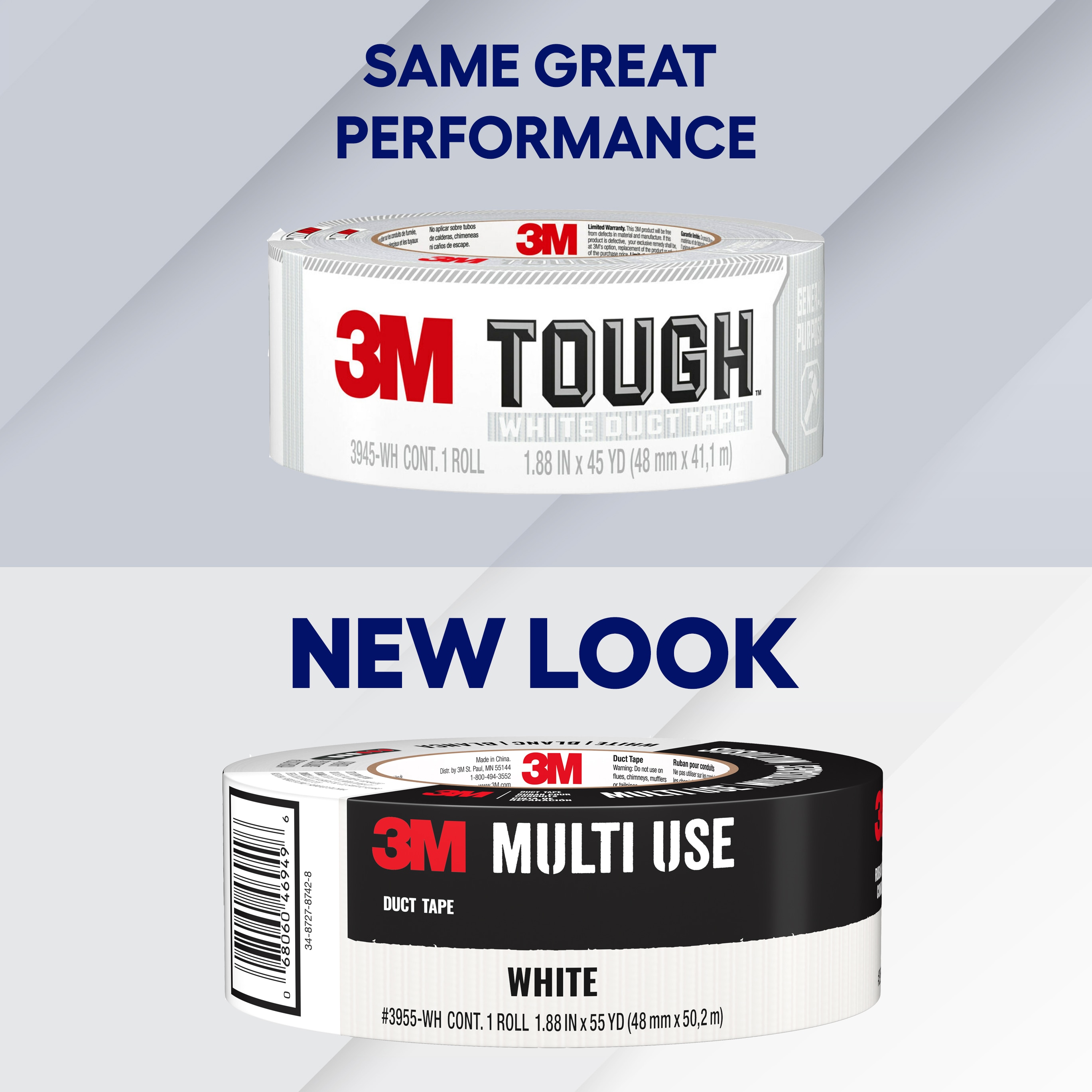 3M 1.88 In. x 55 Yd. Colored Duct Tape, White - Town Hardware