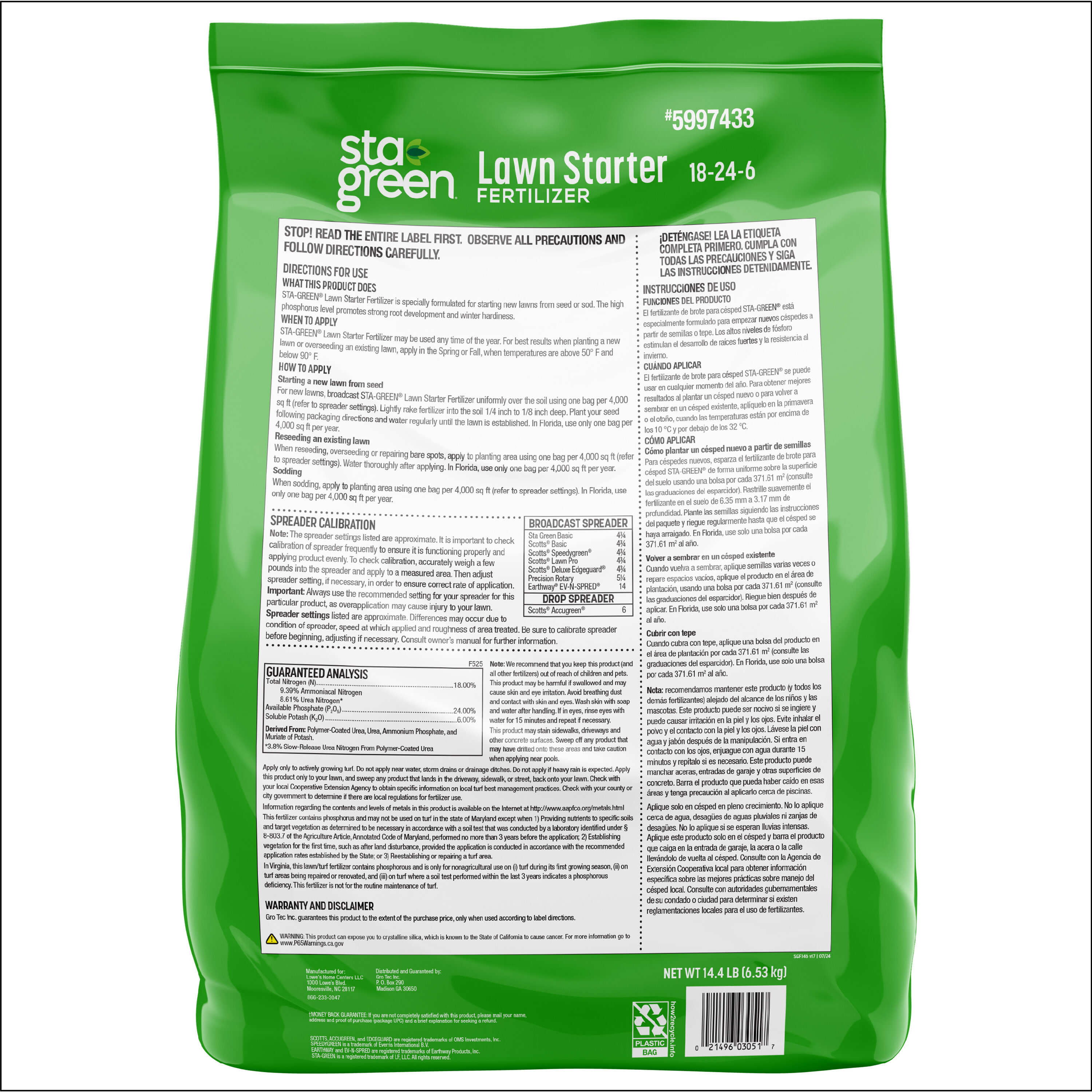 Sta-Green 100551497 Lawn-Fertilizer - View #12