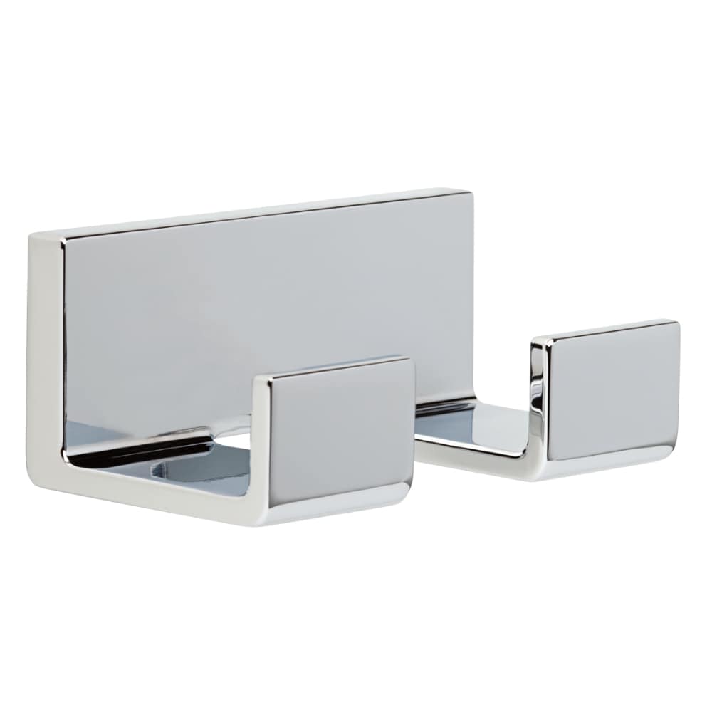 Tesla Double Robe or Towel Hook in Chrome