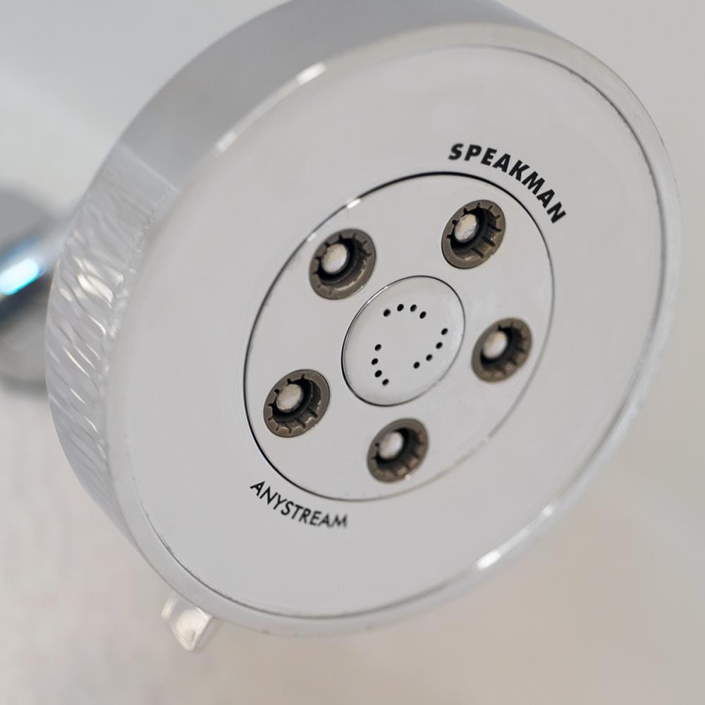 Neo Polished Chrome Multi Function Wall Mounted Shower Head