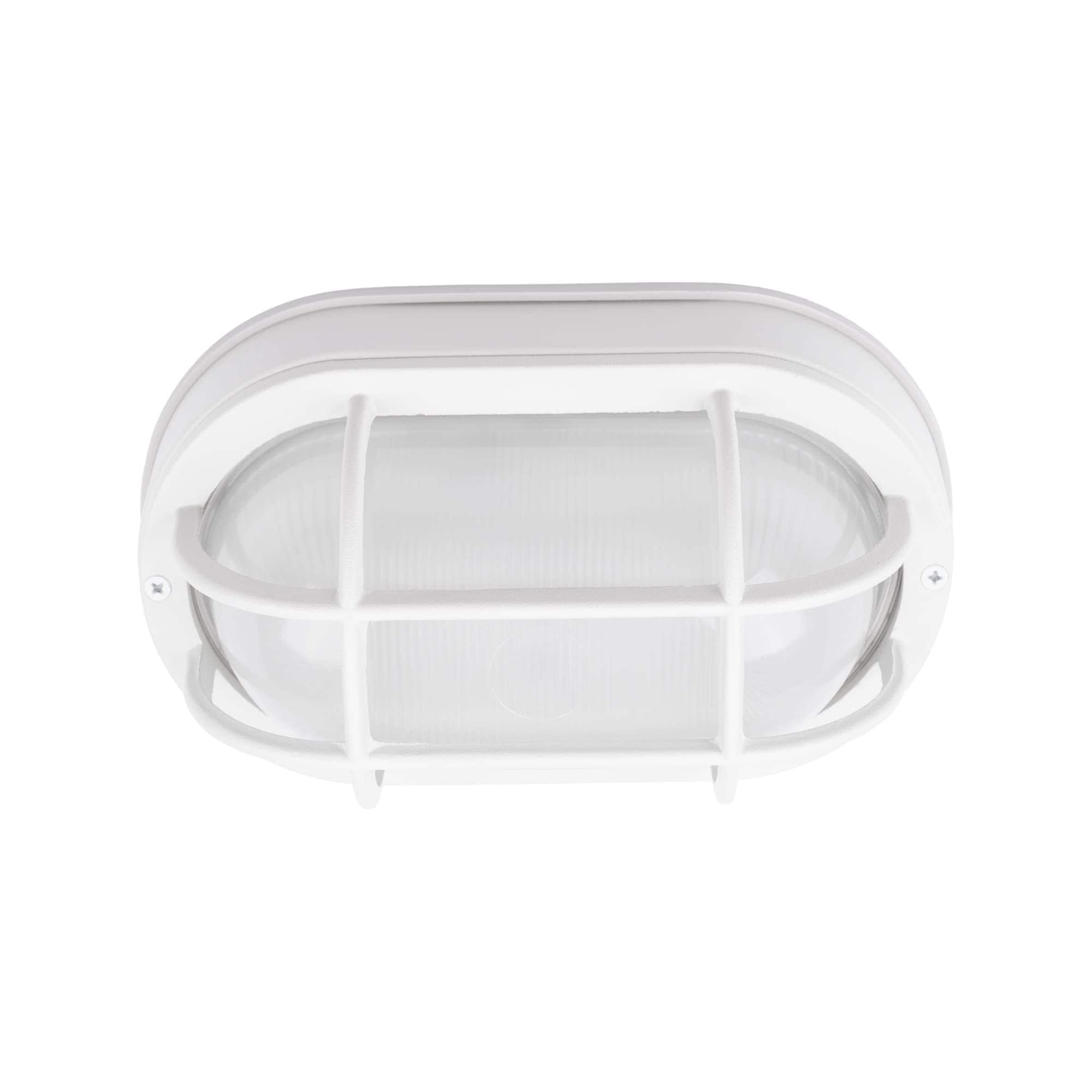 AOIZGMY 8.5 inch Outdoor Oval LED Bulkhead Light Fixture Wall or ...