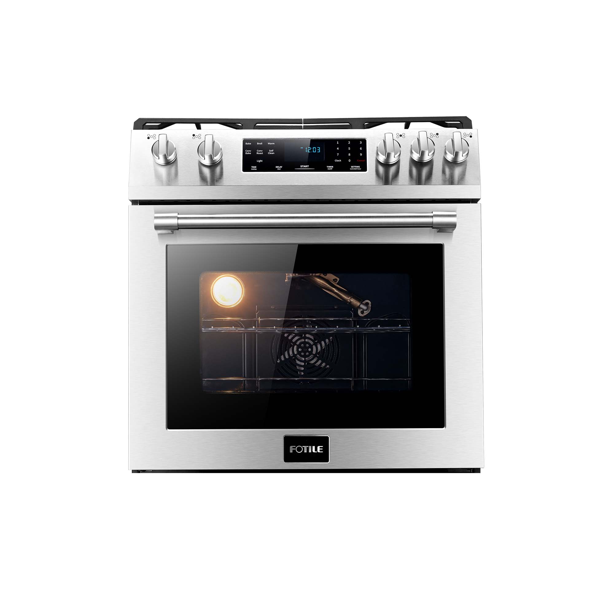 Fotile 30-in. Slide-In Gas Range