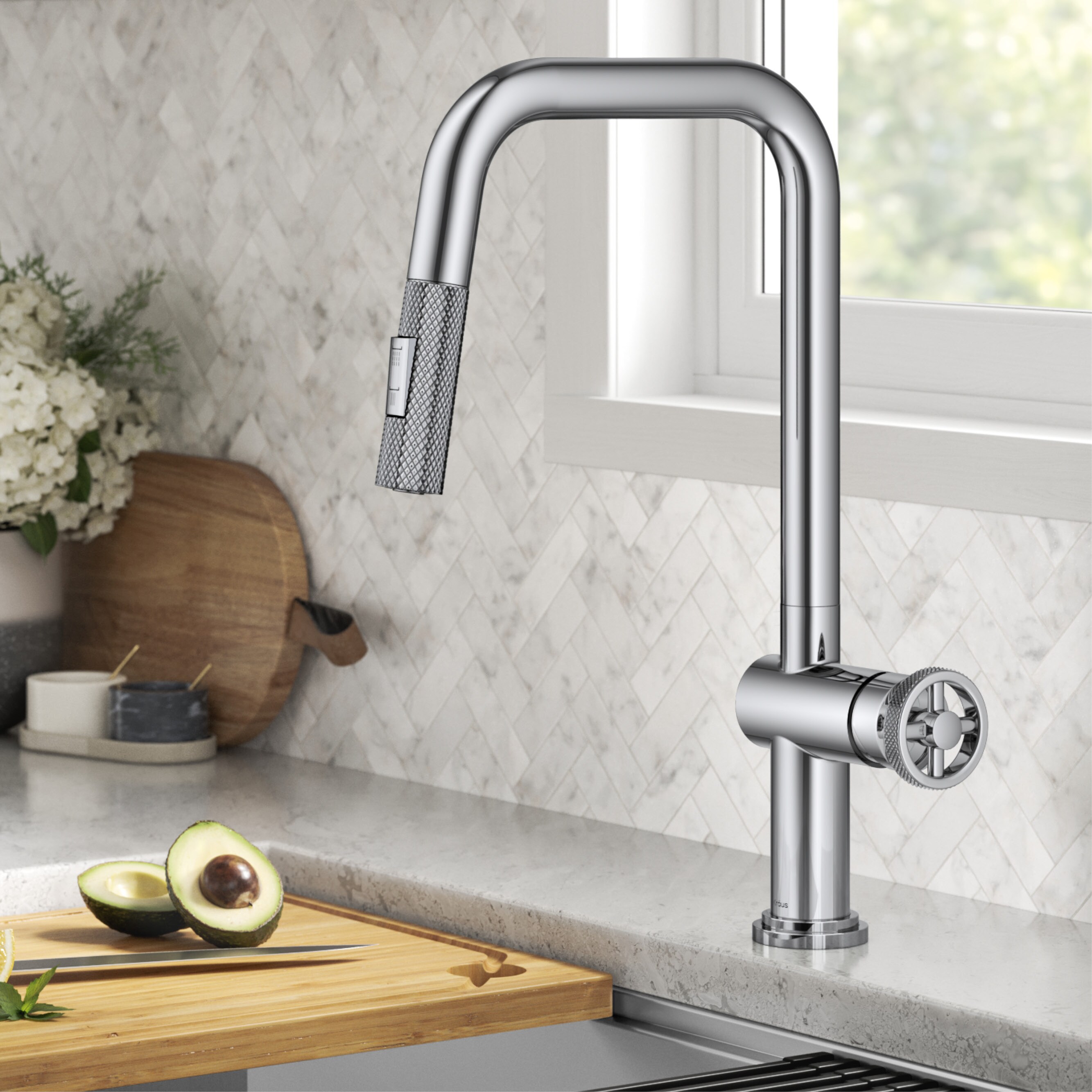 Kraus KPF-3126CH Kitchen-Faucets - View #2