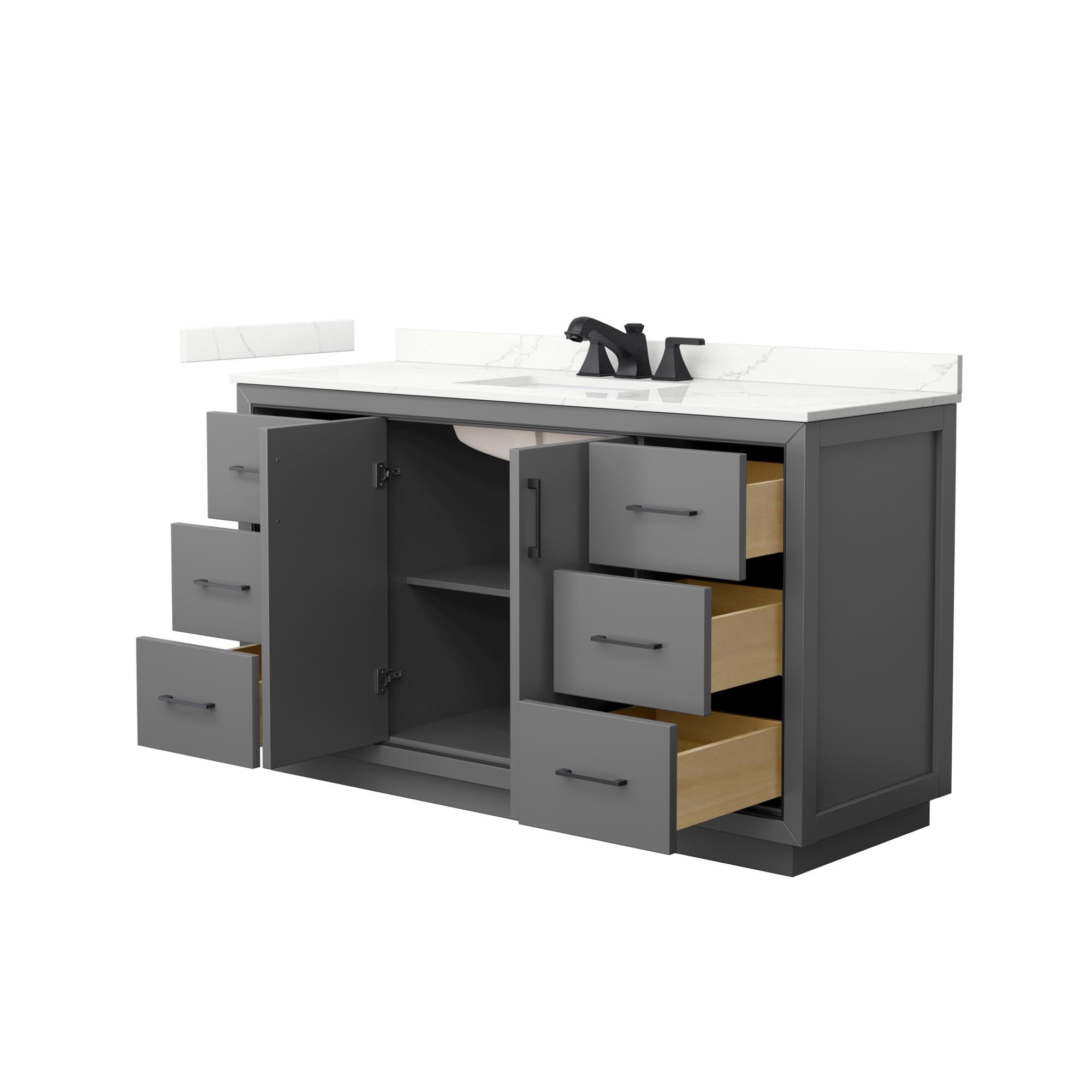 Wyndham Collection WCF111160SGBGTUS3MXX Bath-Vanity-Combo - View #2
