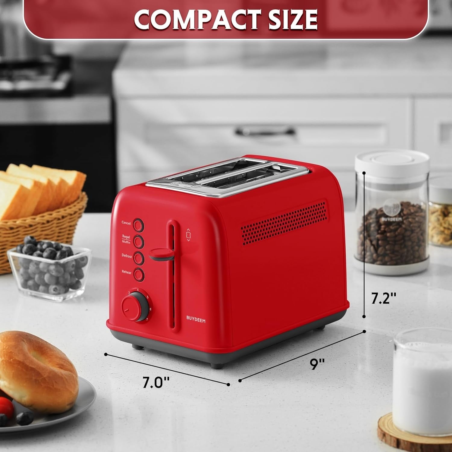 BUYDEEM BD-DT620-RD toasters - View #8
