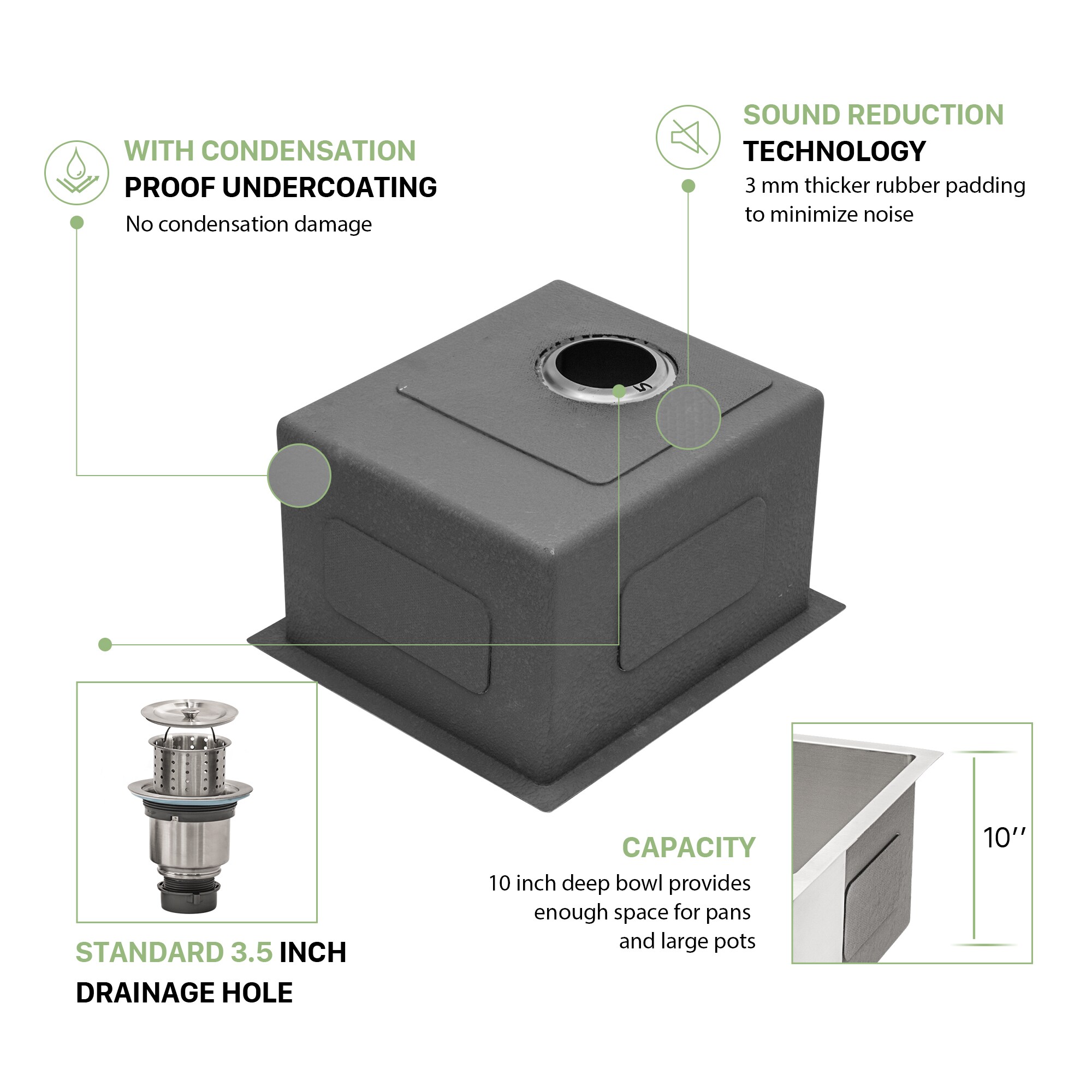 Tatayosi JL24358701 Kitchen-Sinks - View #7