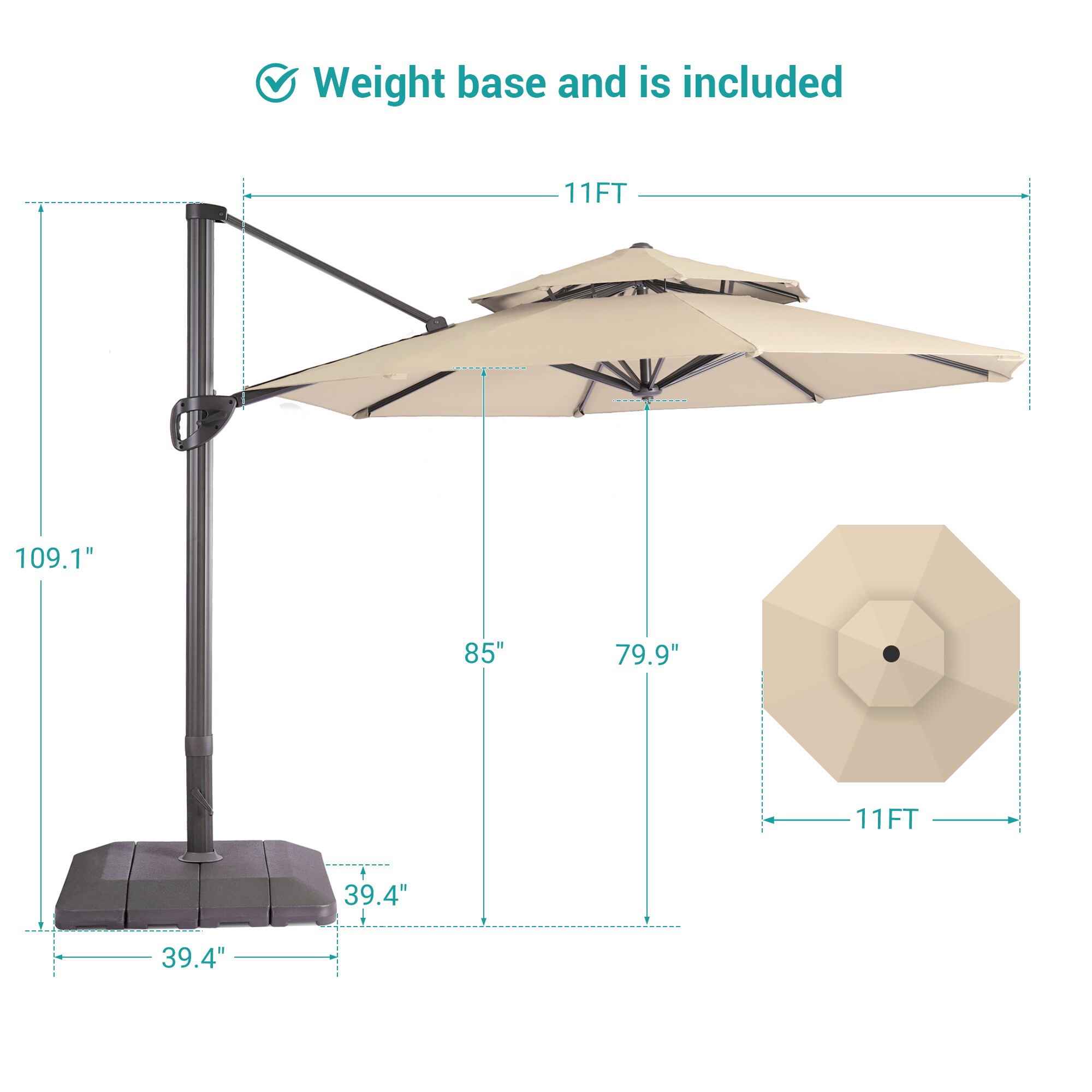 ACEGOSES LW-LED37SD-H Umbrellas-2 - View #3