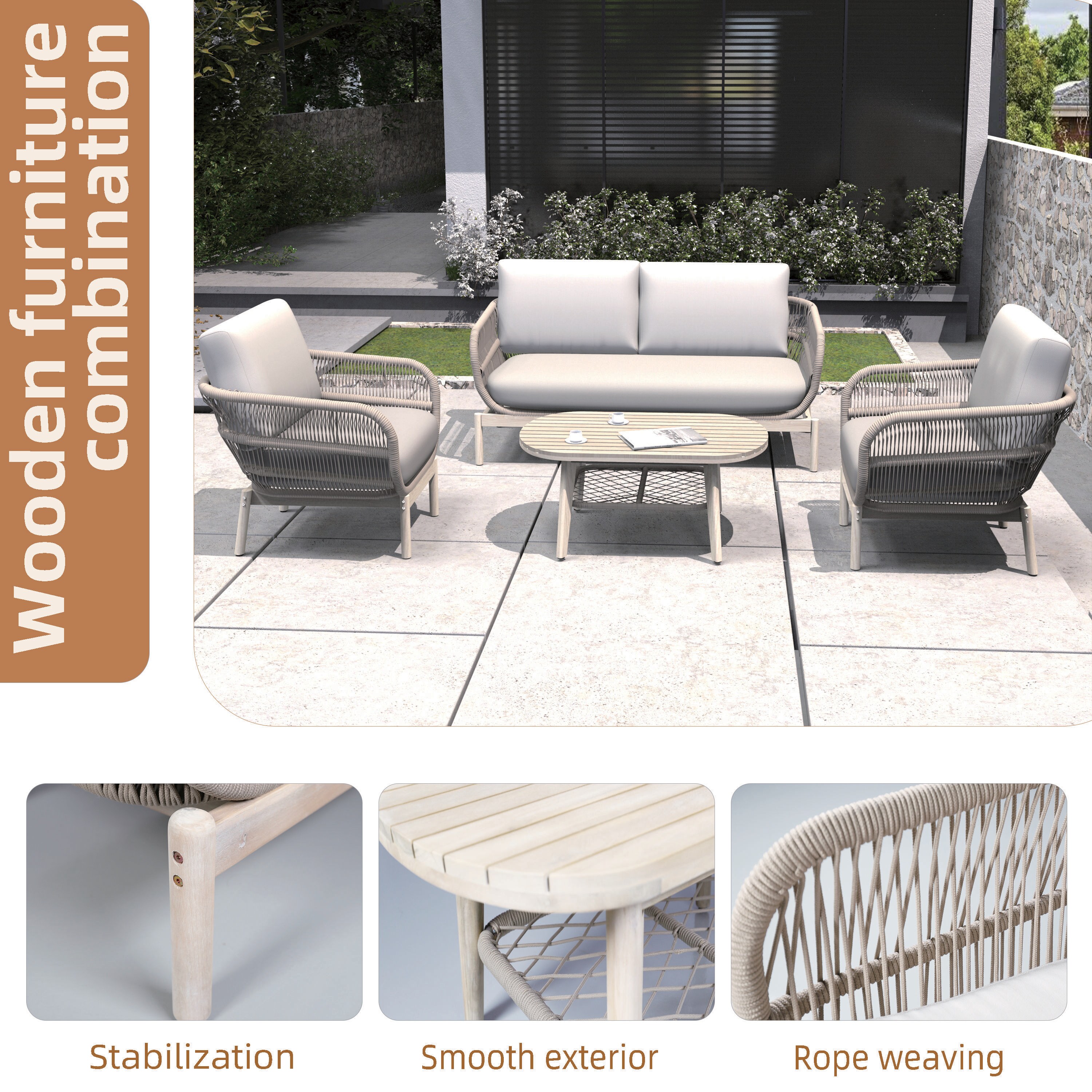 Direct Wicker DWS-2524-SC2SSTA Patio-Conversation-Sets - View #16